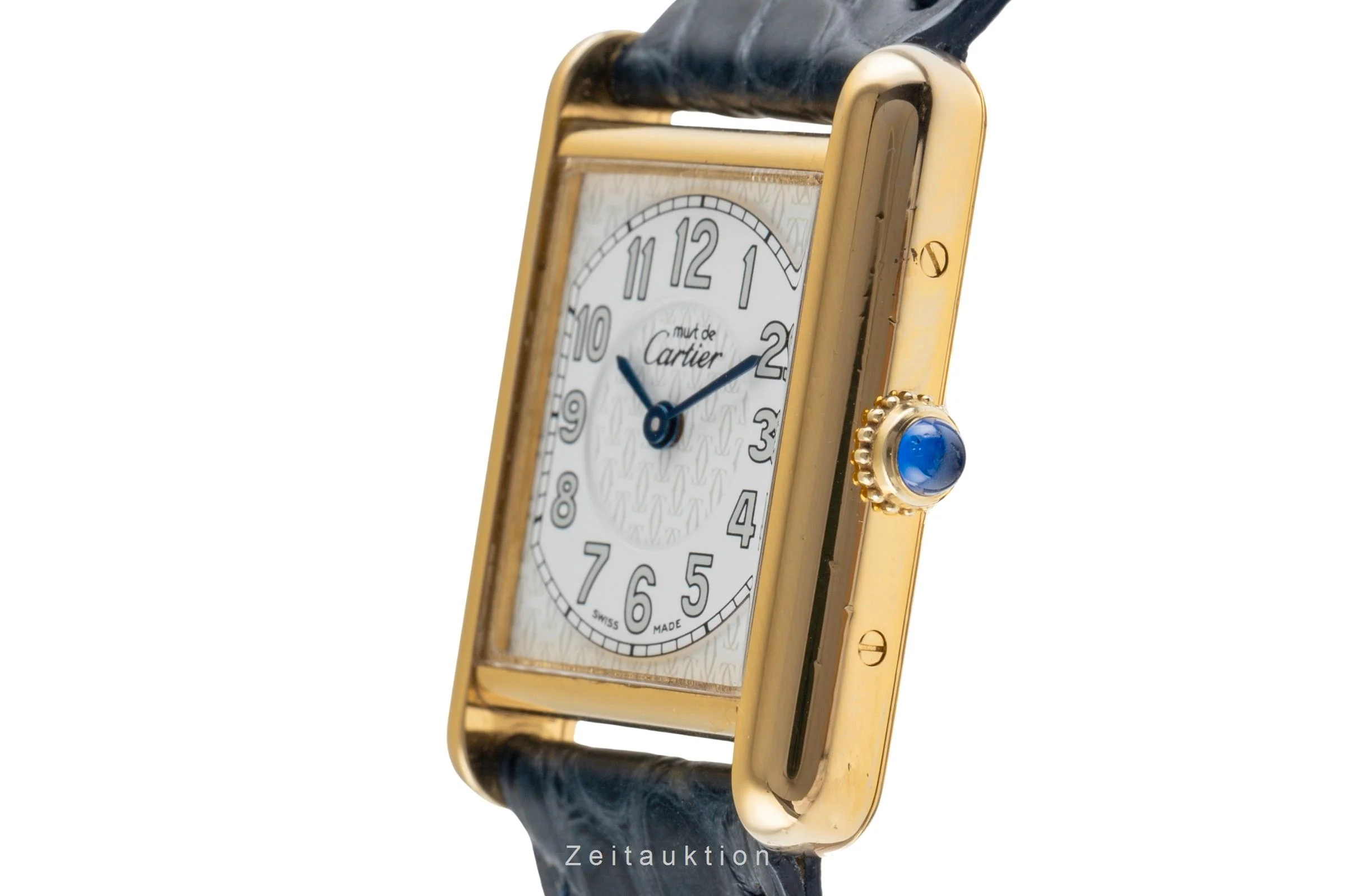 Cartier Tank silver-gilt quartz women's watch W1013854  [2504077] - Image 7