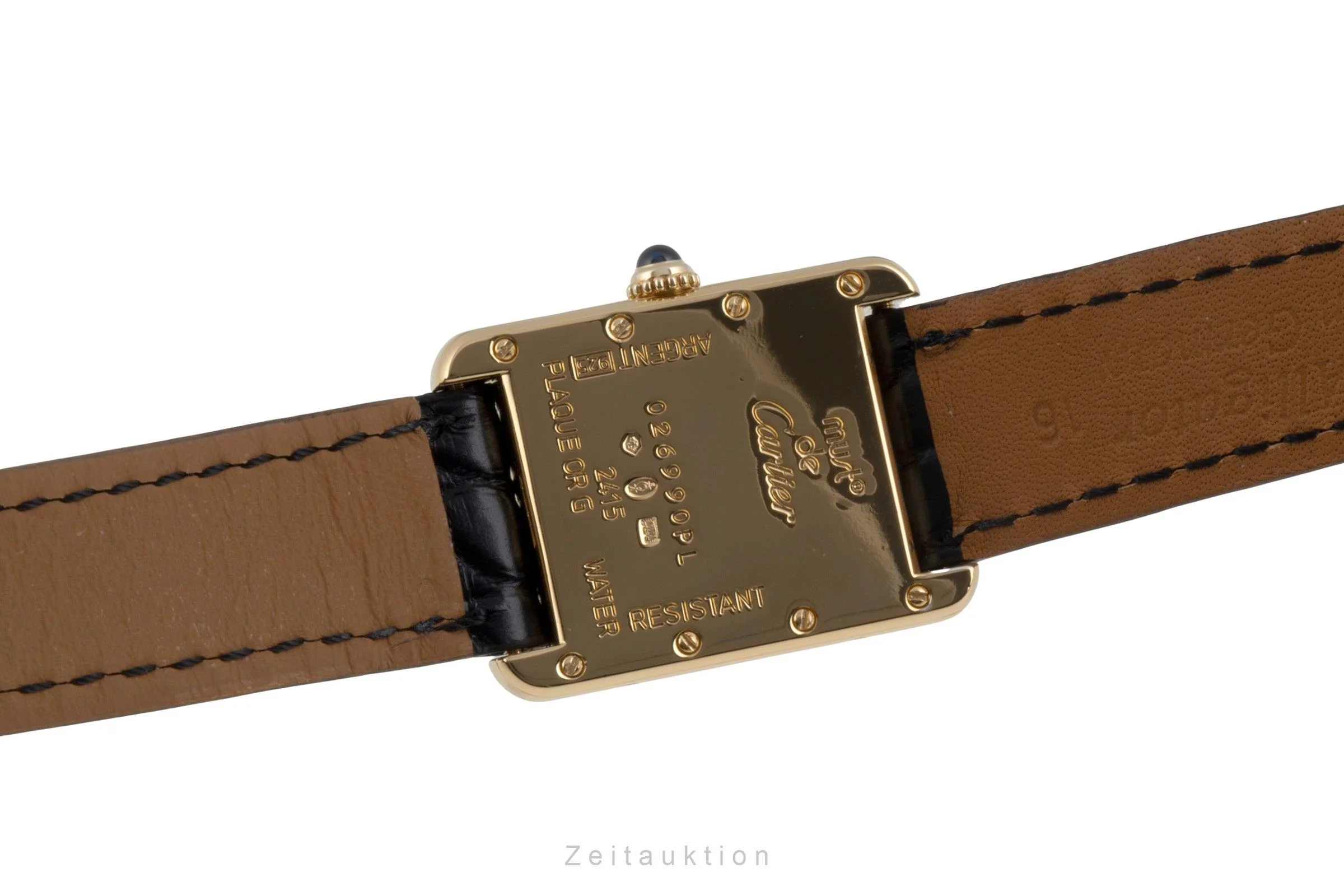 Cartier Tank silver-gilt quartz women's watch W1013854  [2506500] - Image 11