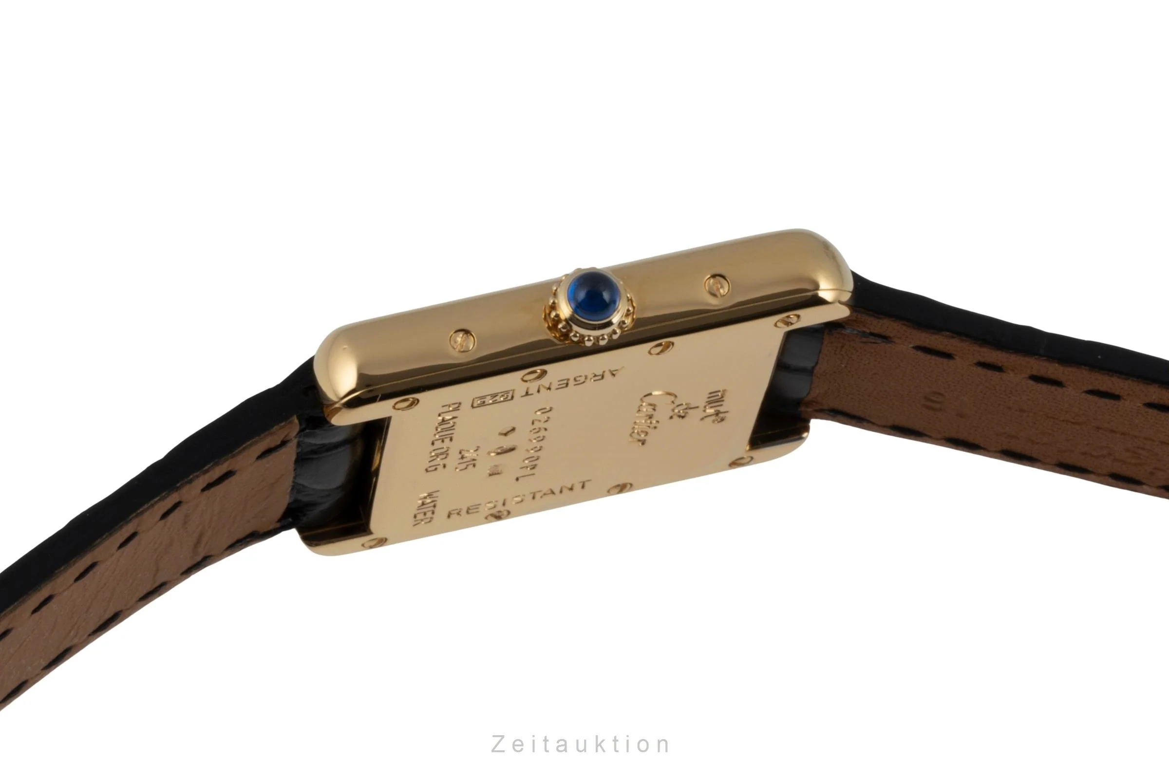 Cartier Tank silver-gilt quartz women's watch W1013854  [2506500] - Image 12