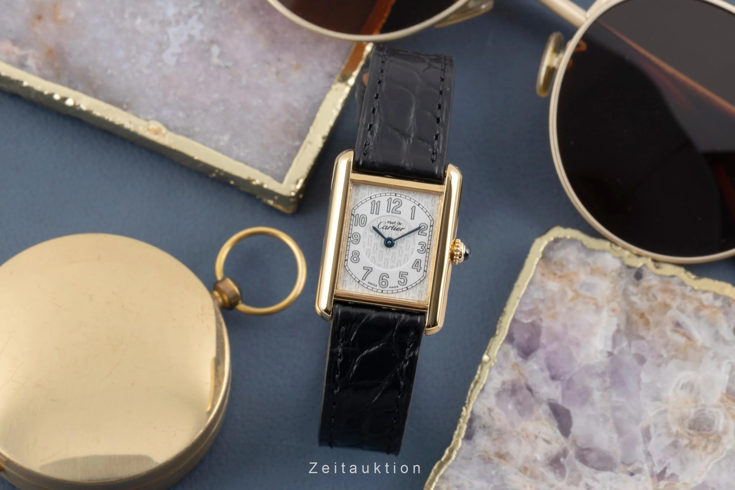 Cartier Tank silver-gilt quartz women's watch W1013854  [2506500] - Image 4
