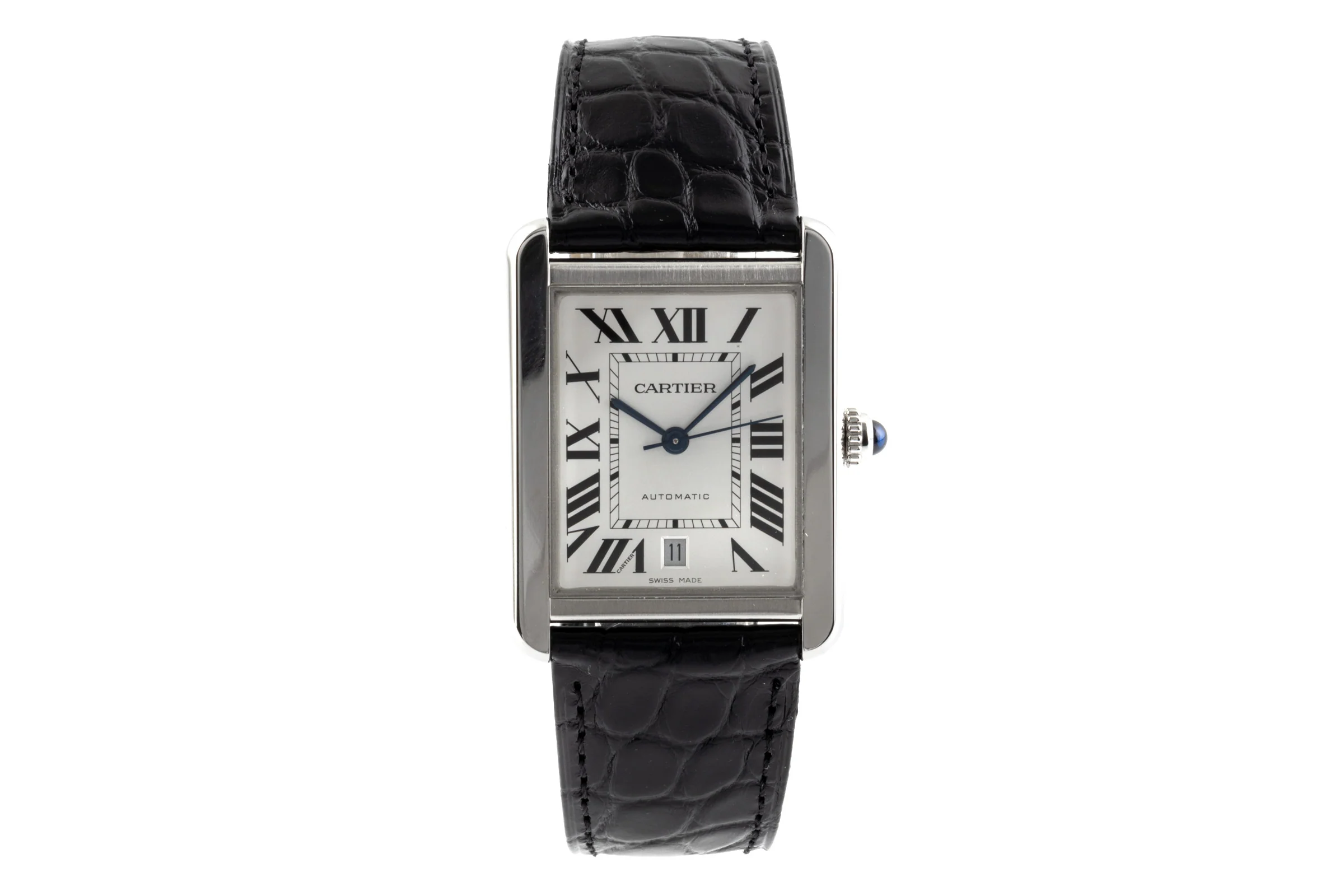 Cartier Tank steel automatic men's watch 3800  [2204764] - Image 4