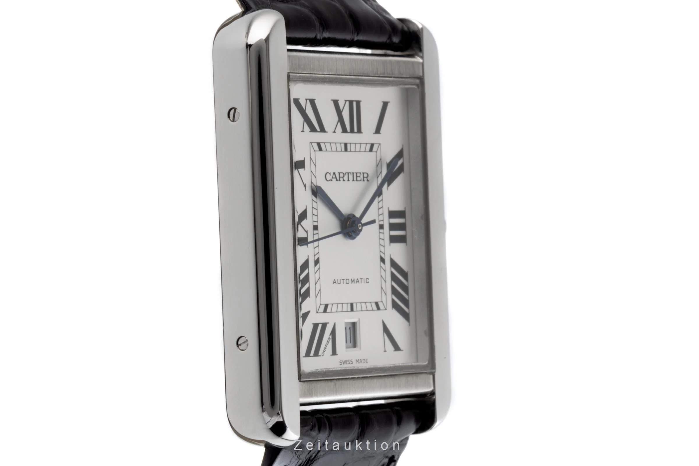 Cartier Tank steel automatic men's watch 3800  [2204764] - Image 7