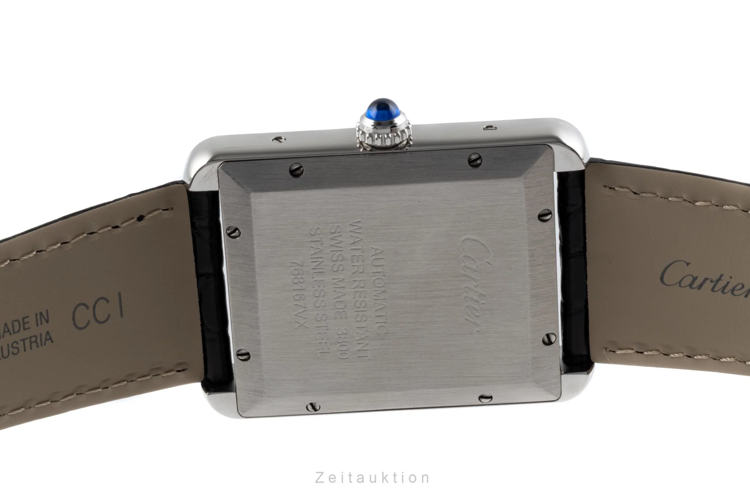 Cartier Tank steel automatic men's watch 3800  [2204764] - Image 9