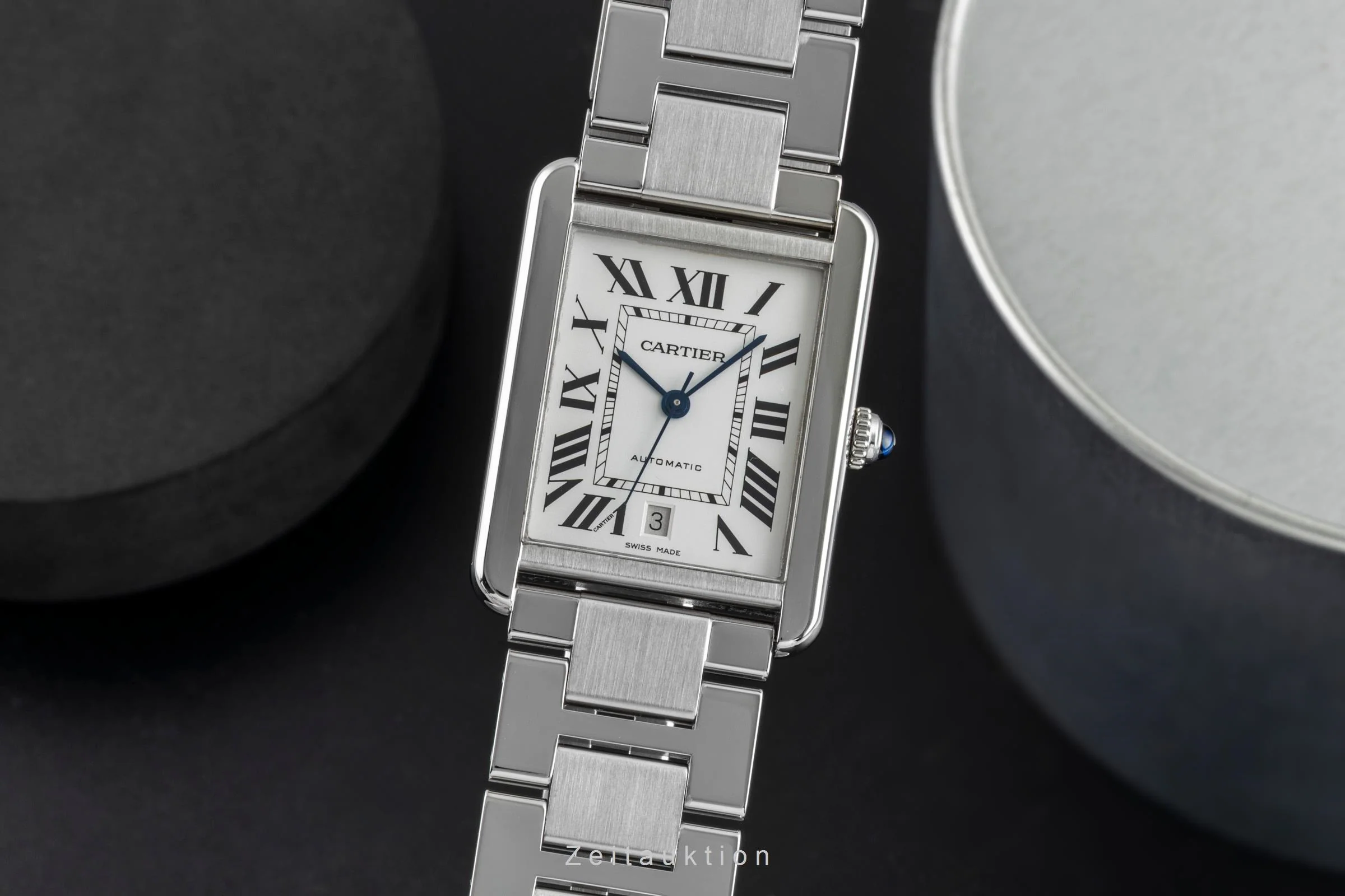 Cartier Tank steel automatic men's watch W5200028  [2507356] - Image 2