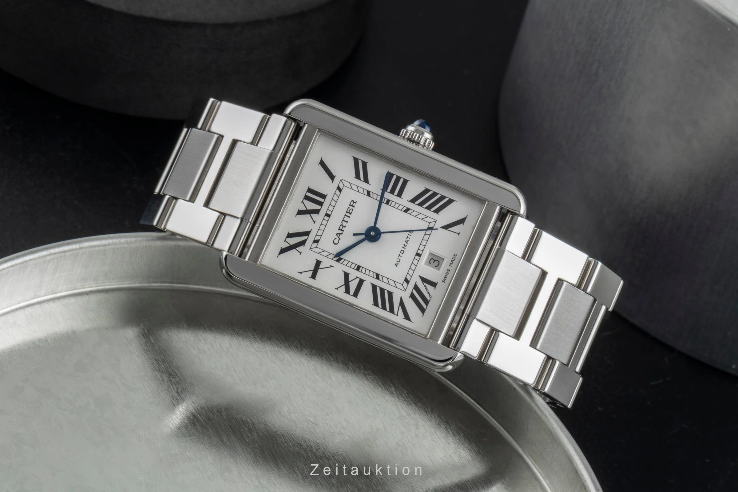 Cartier Tank steel automatic men's watch W5200028  [2507356] - Image 3