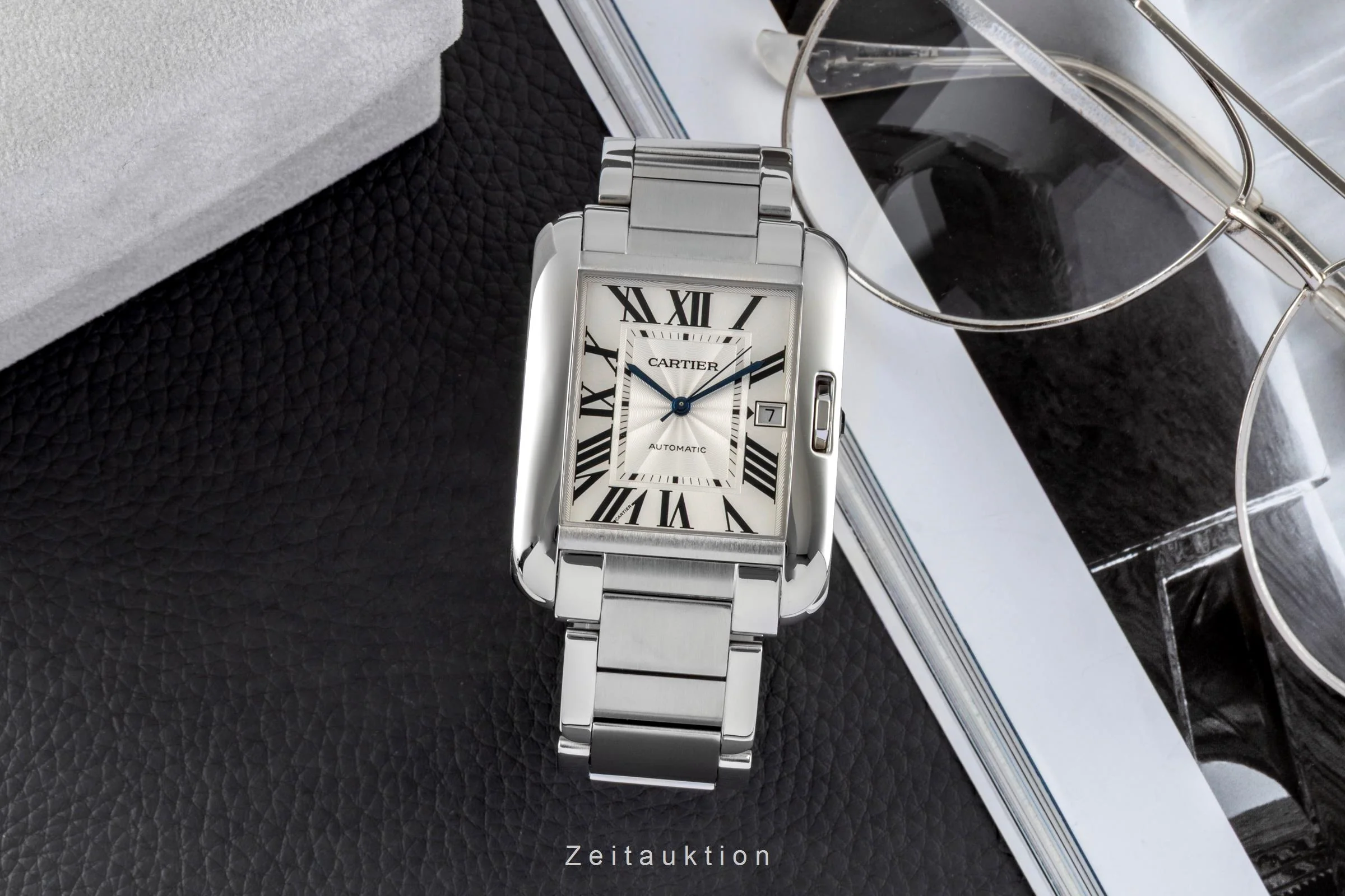 Cartier Tank steel automatic men's watch W5310008  [2600554] - Image 4