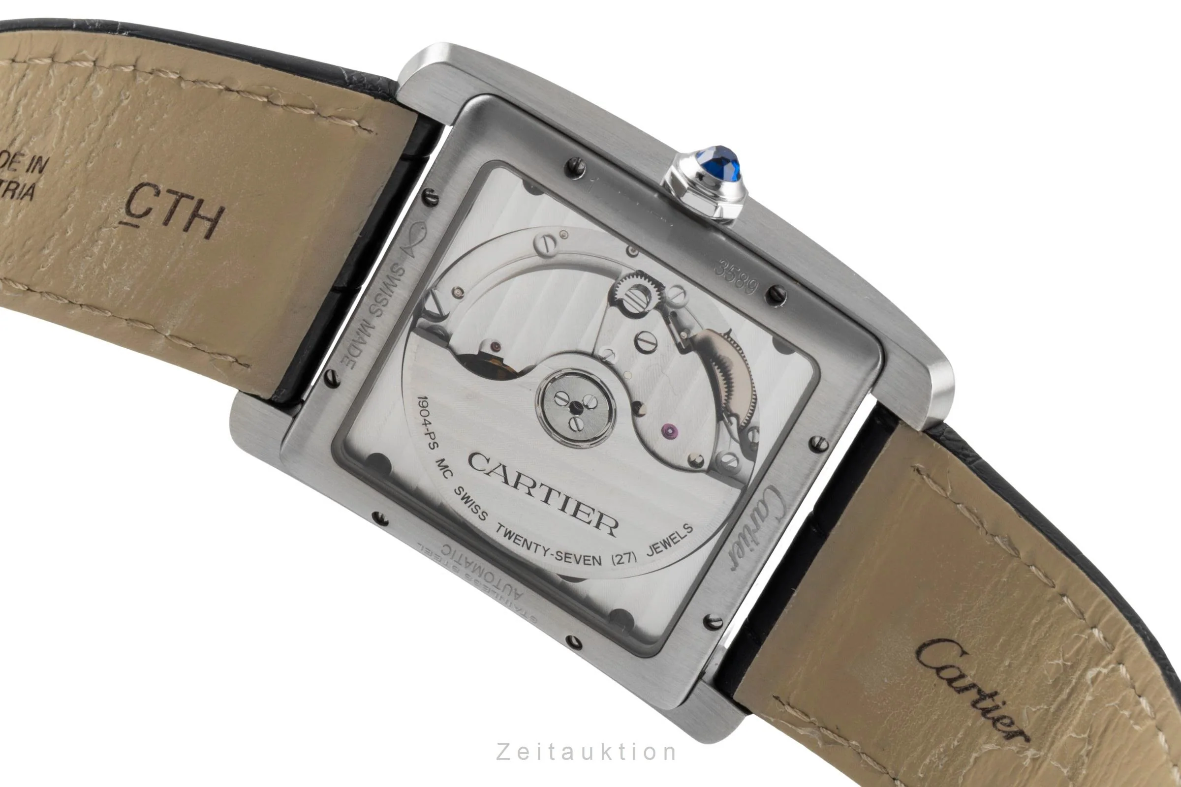 Cartier Tank steel automatic men's watch W5330004  [2600508] - Image 13