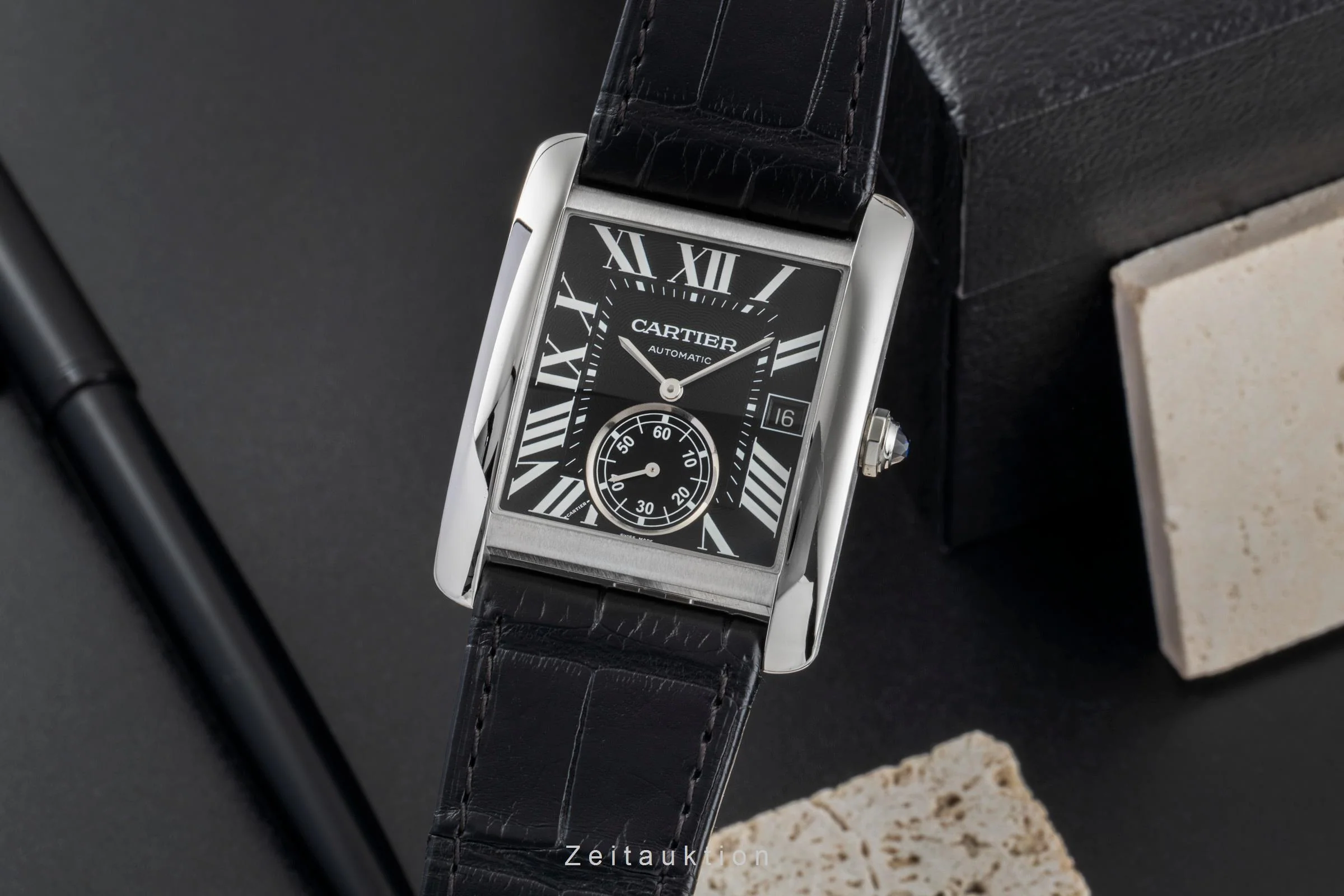 Cartier Tank steel automatic men's watch W5330004  [2600508] - Image 2