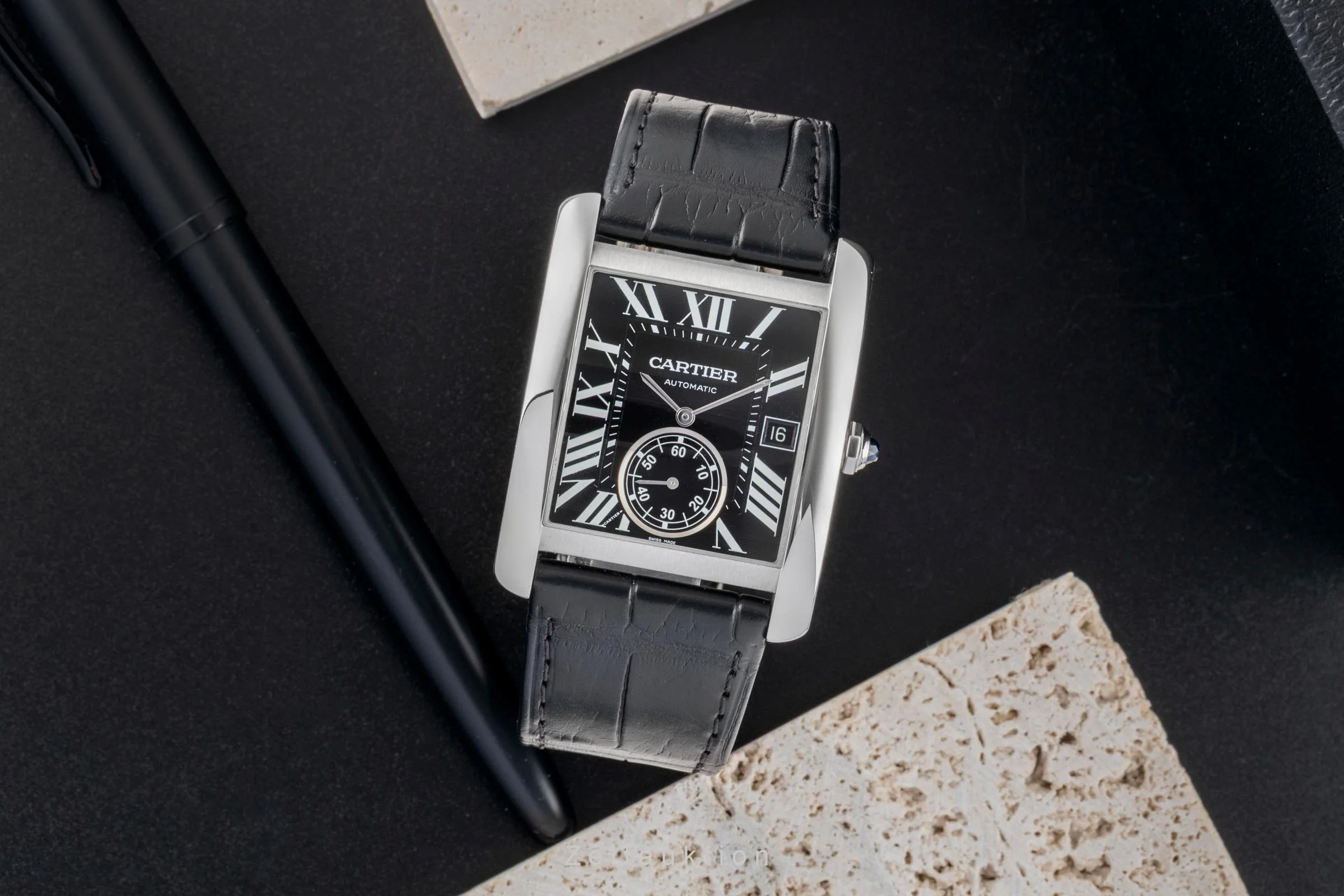 Cartier Tank steel automatic men's watch W5330004  [2600508] - Image 4