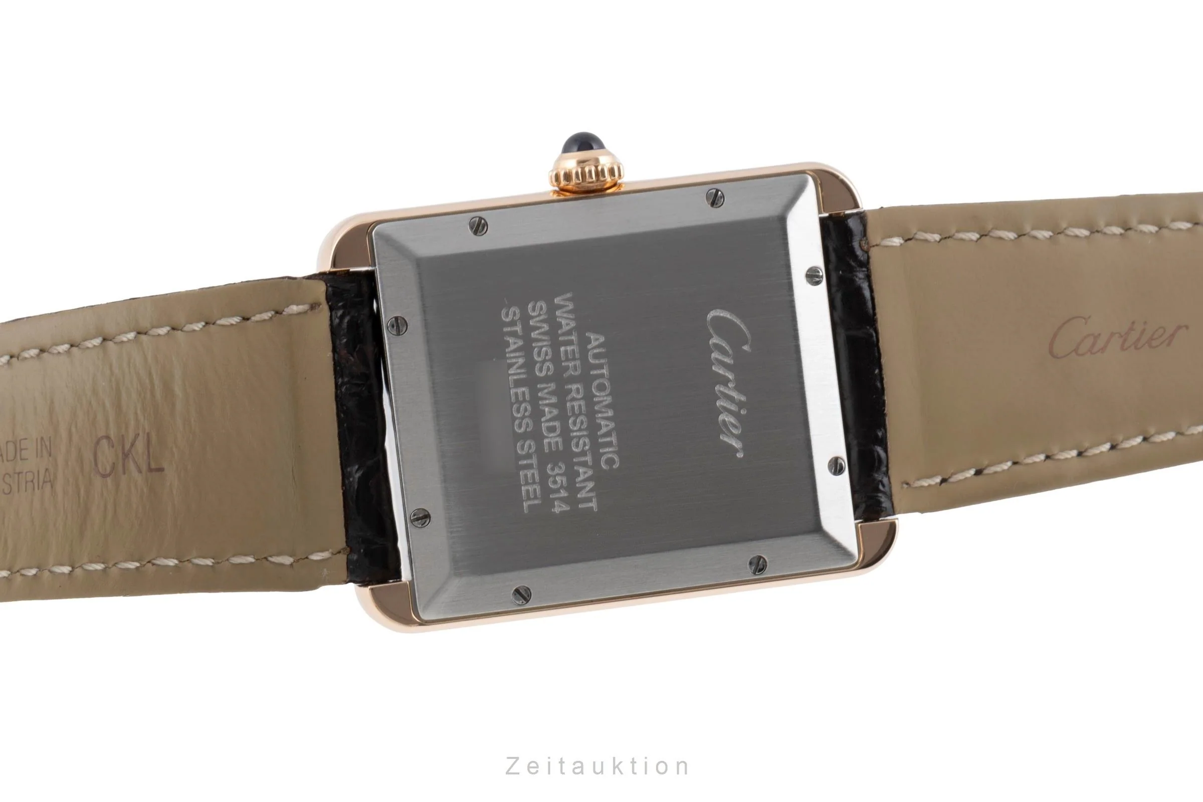 Cartier Tank steel / gold automatic men's watch W5200026  [2504595] - Image 12
