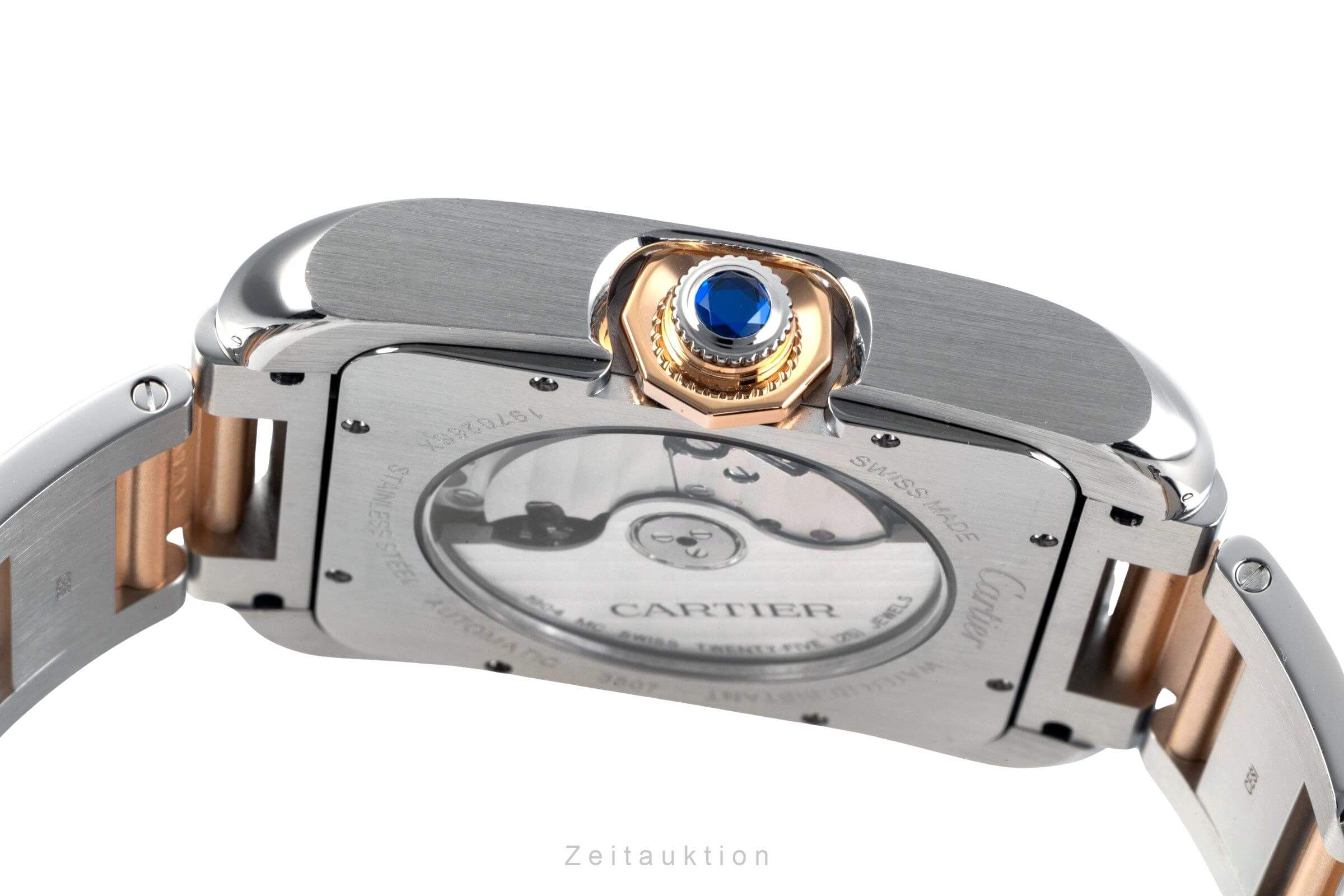 Cartier Tank steel / gold automatic men's watch W5310006  [2501572] - Image 11