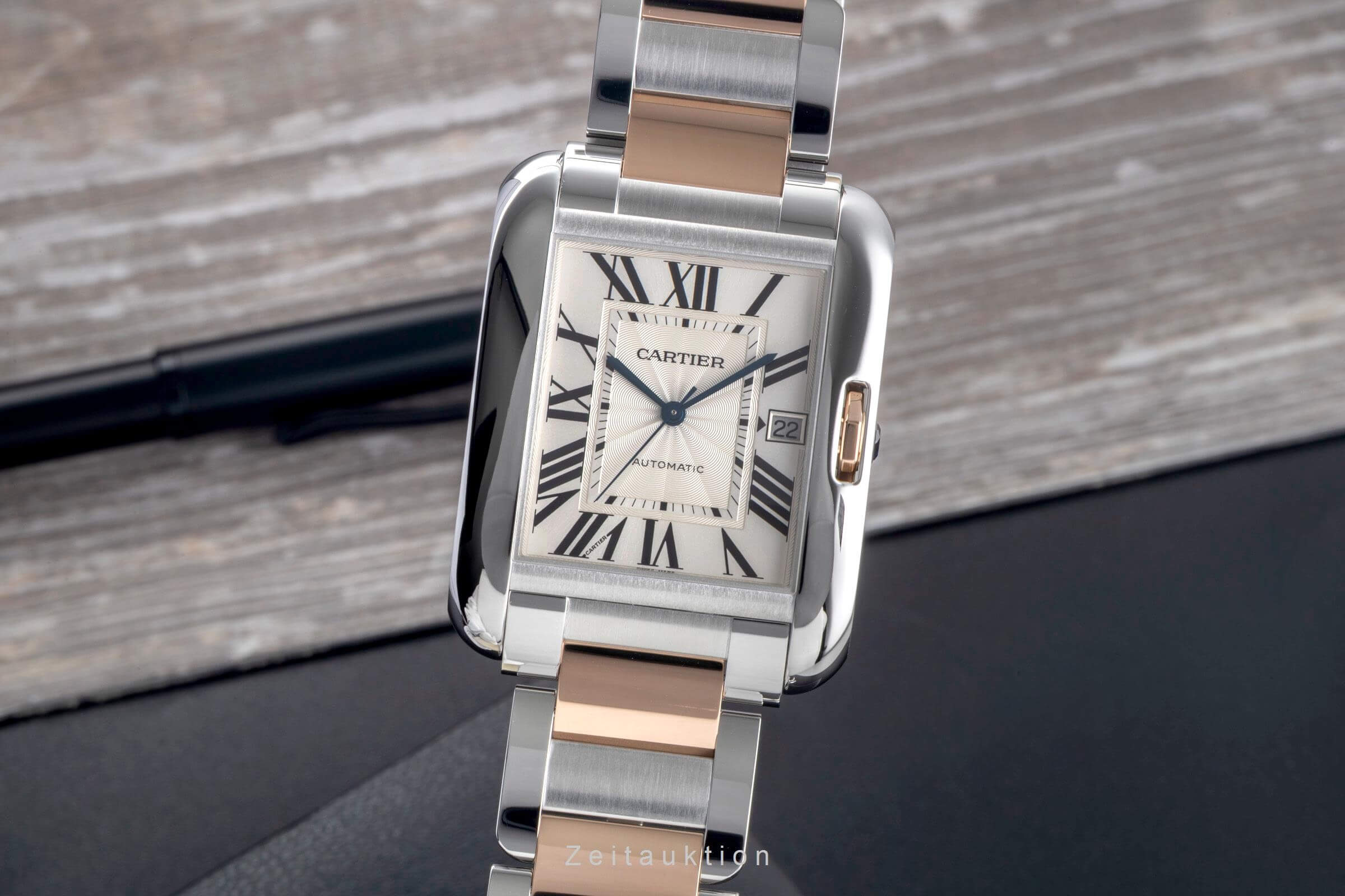 Cartier Tank steel / gold automatic men's watch W5310006  [2501572] - Image 2