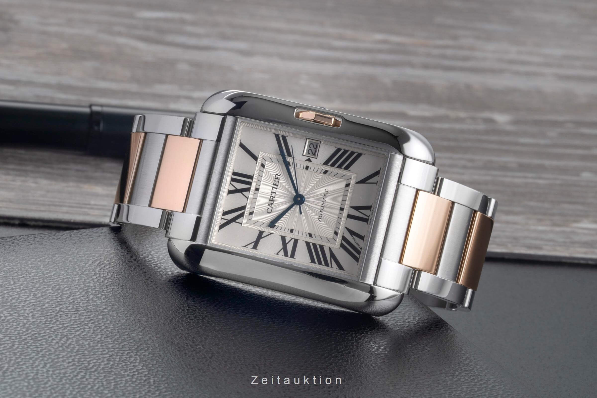 Cartier Tank steel / gold automatic men's watch W5310006  [2501572] - Image 3