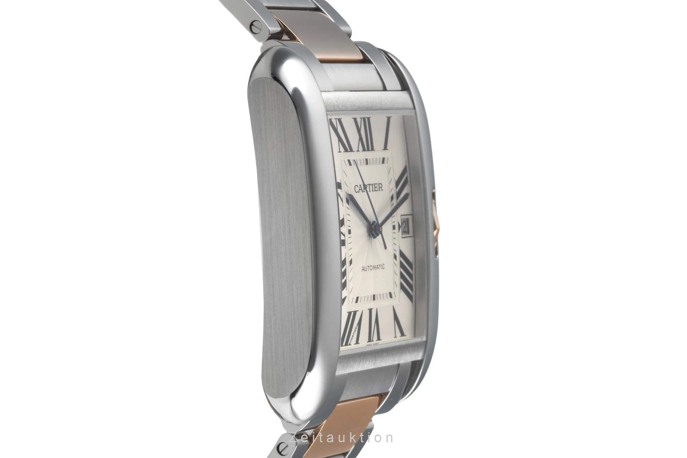 Cartier Tank steel / gold automatic men's watch W5310006  [2501572] - Image 8