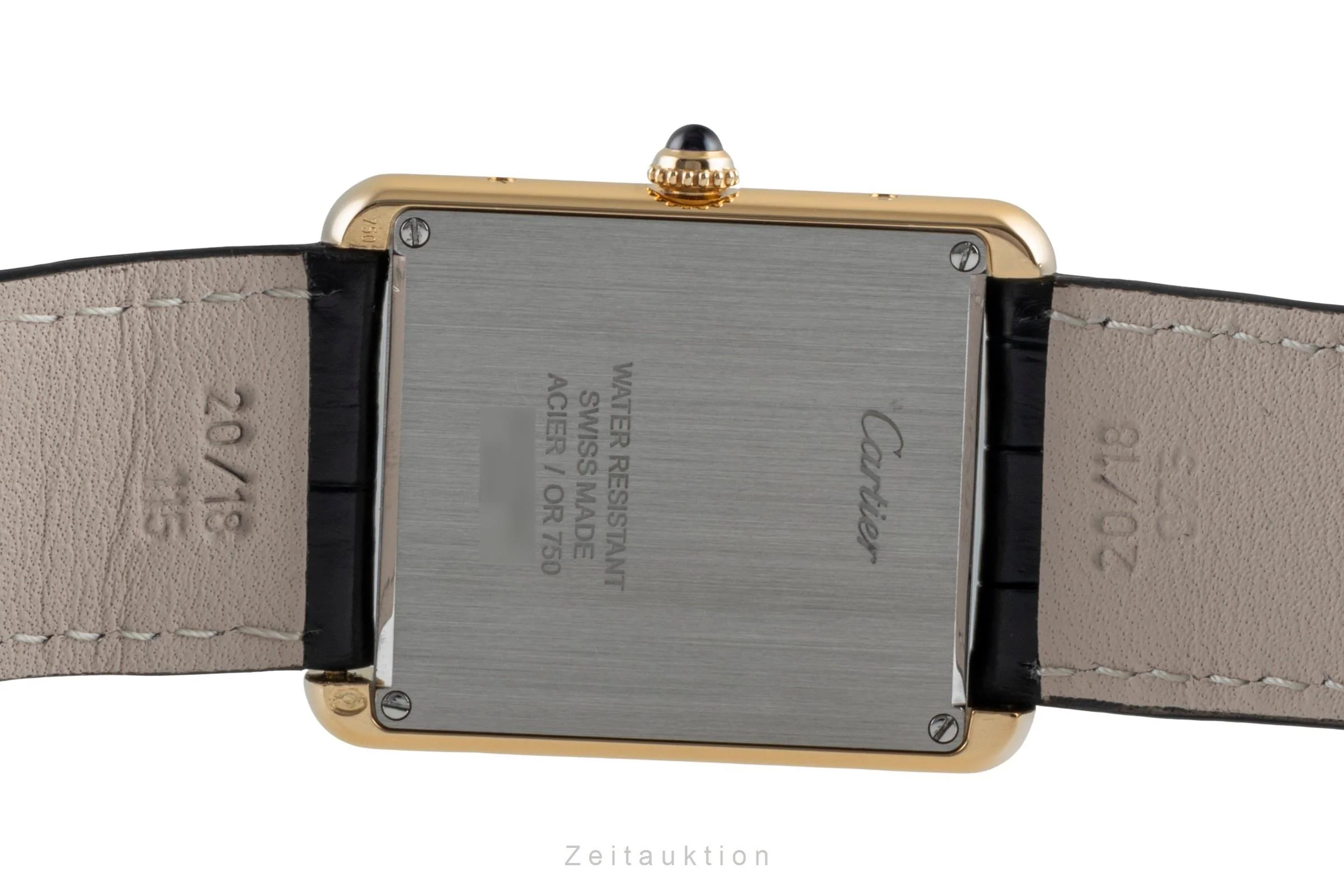 Cartier Tank steel / gold quartz men's watch W1018855  [2507378] - Image 12