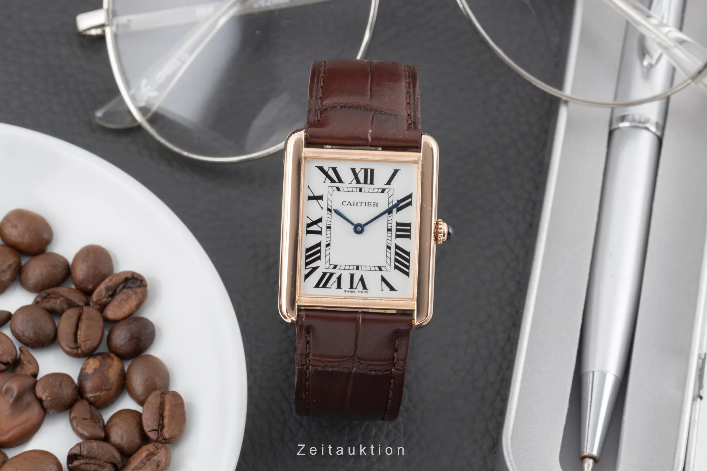 Cartier Tank steel / gold quartz men's watch W5200025  [2600531] - Image 4