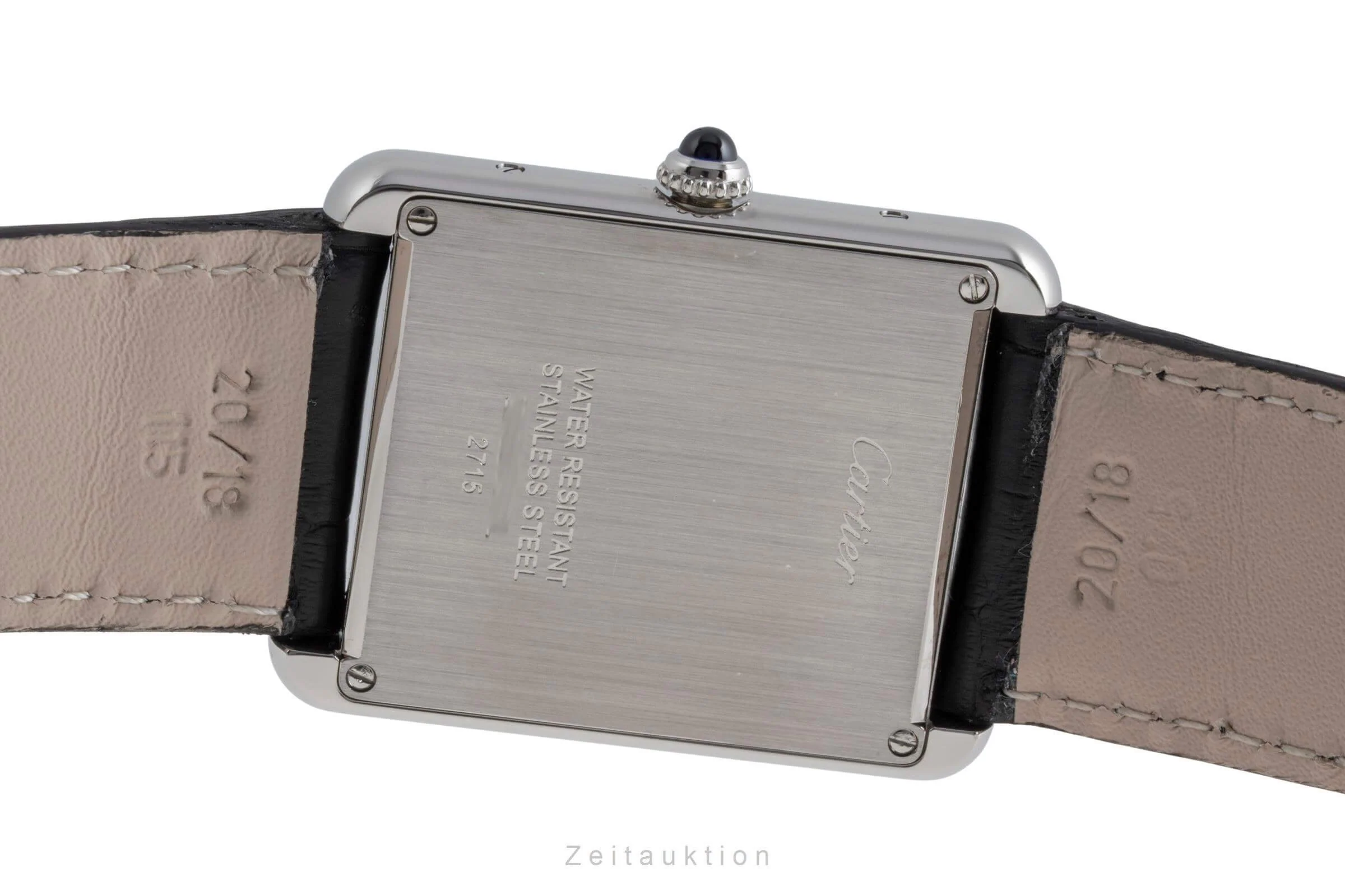 Cartier Tank steel quartz men's watch W1018355  [2502266] - Image 10