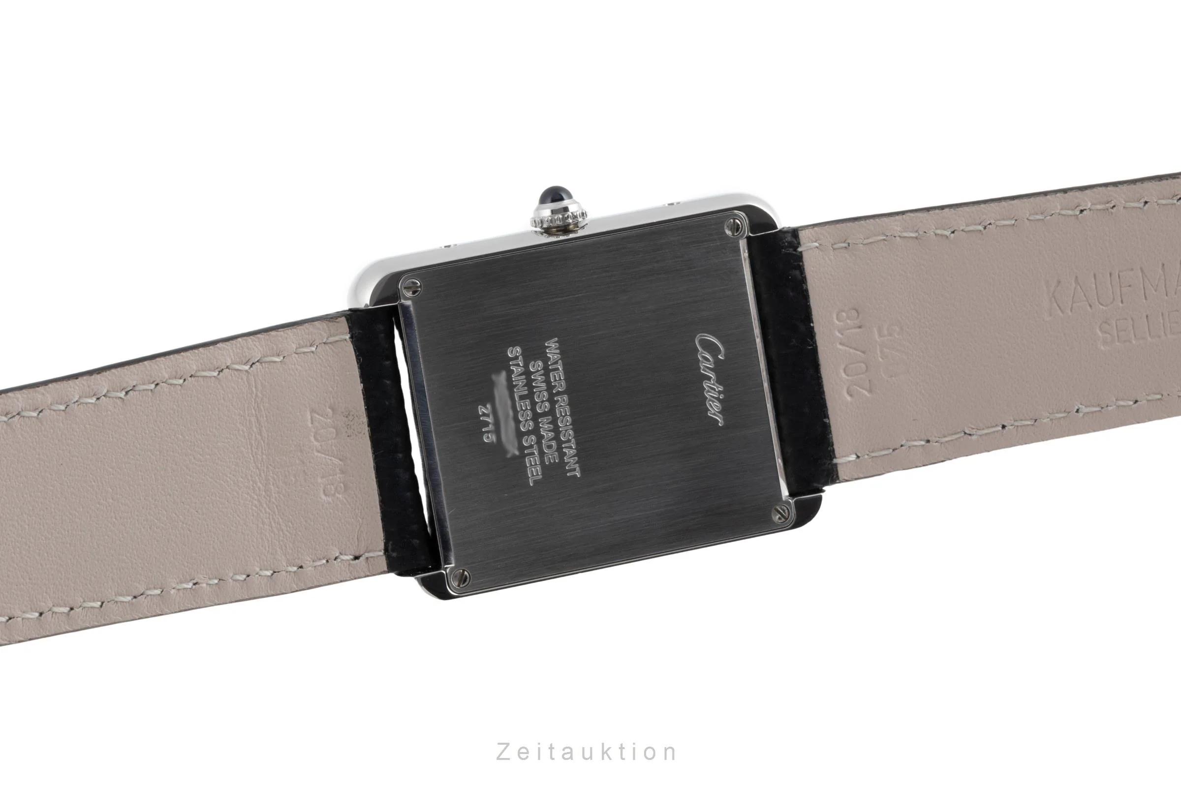 Cartier Tank steel quartz men's watch W1018355  [2504131] - Image 11