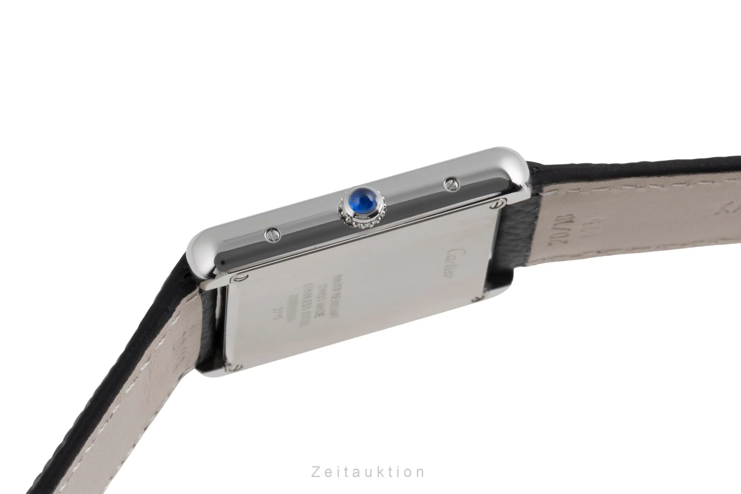 Cartier Tank steel quartz men's watch W1018355  [2504131] - Image 12
