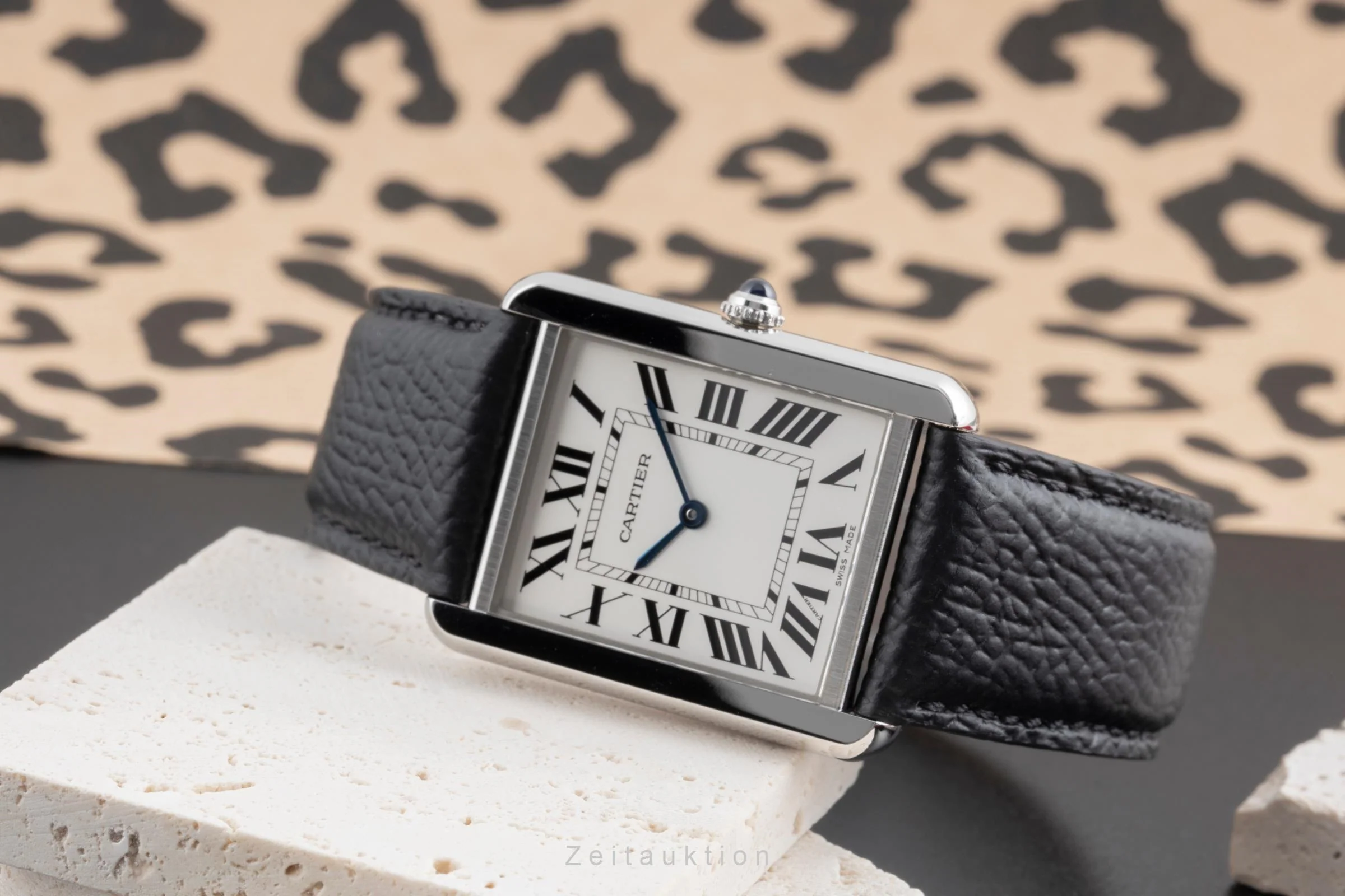 Cartier Tank steel quartz men's watch W1018355  [2504131] - Image 3