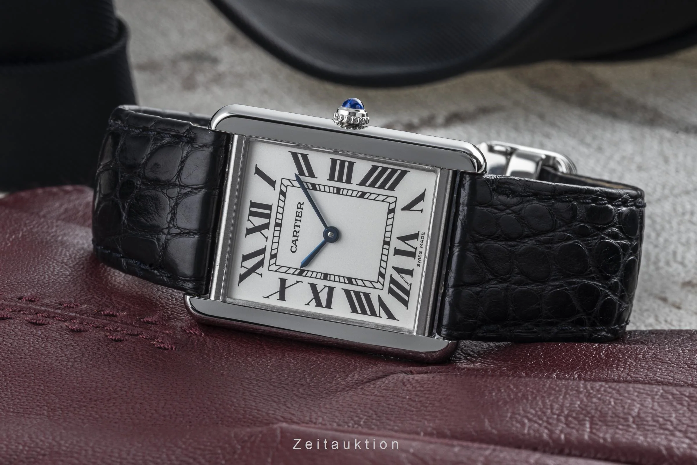 Cartier Tank steel quartz men's watch W1018355, 2715 LP: 3300EUR  [2303705] - Image 2