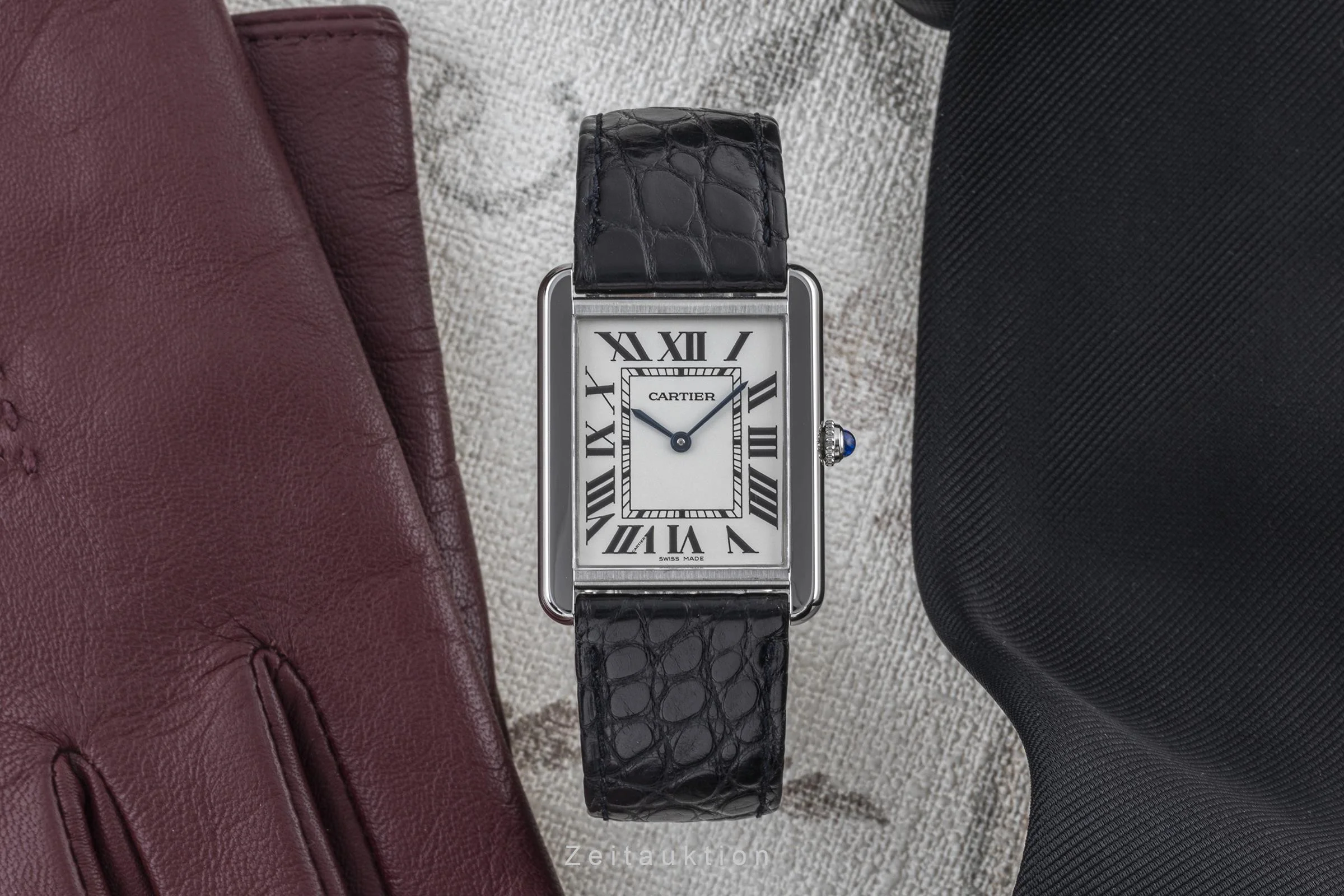 Cartier Tank steel quartz men's watch W1018355, 2715 LP: 3300EUR  [2303705] - Image 3