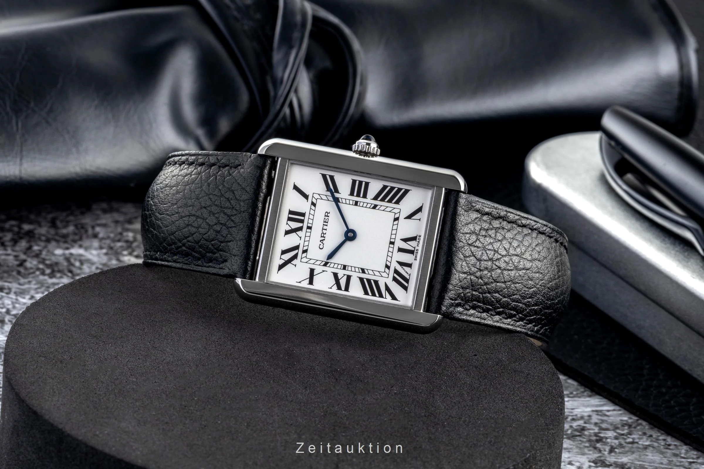 Cartier Tank steel quartz men's watch WSTA0028  [2601083] - Image 3