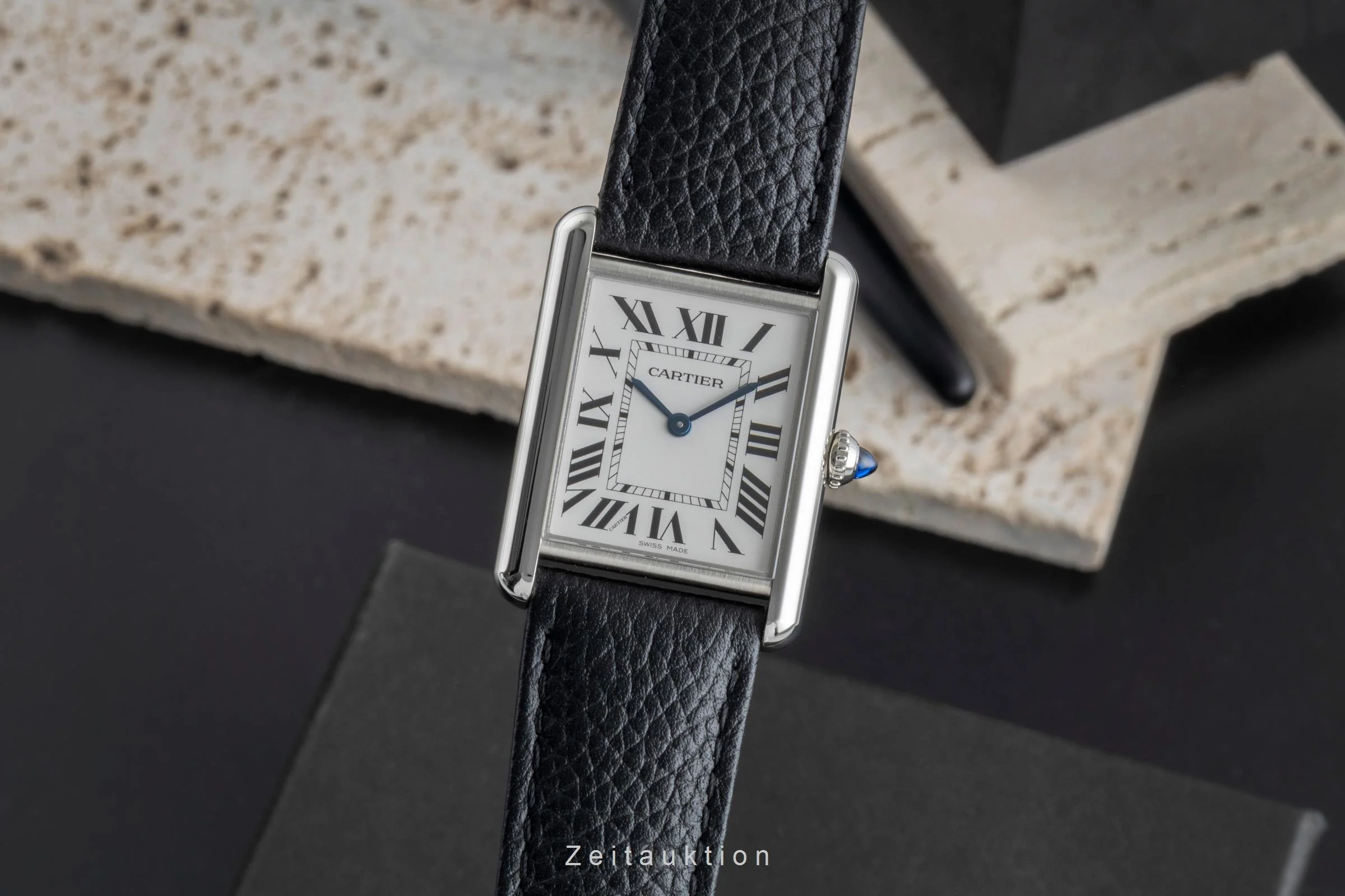 Cartier Tank steel quartz men's watch WSTA0041  [2507416] - Image 2