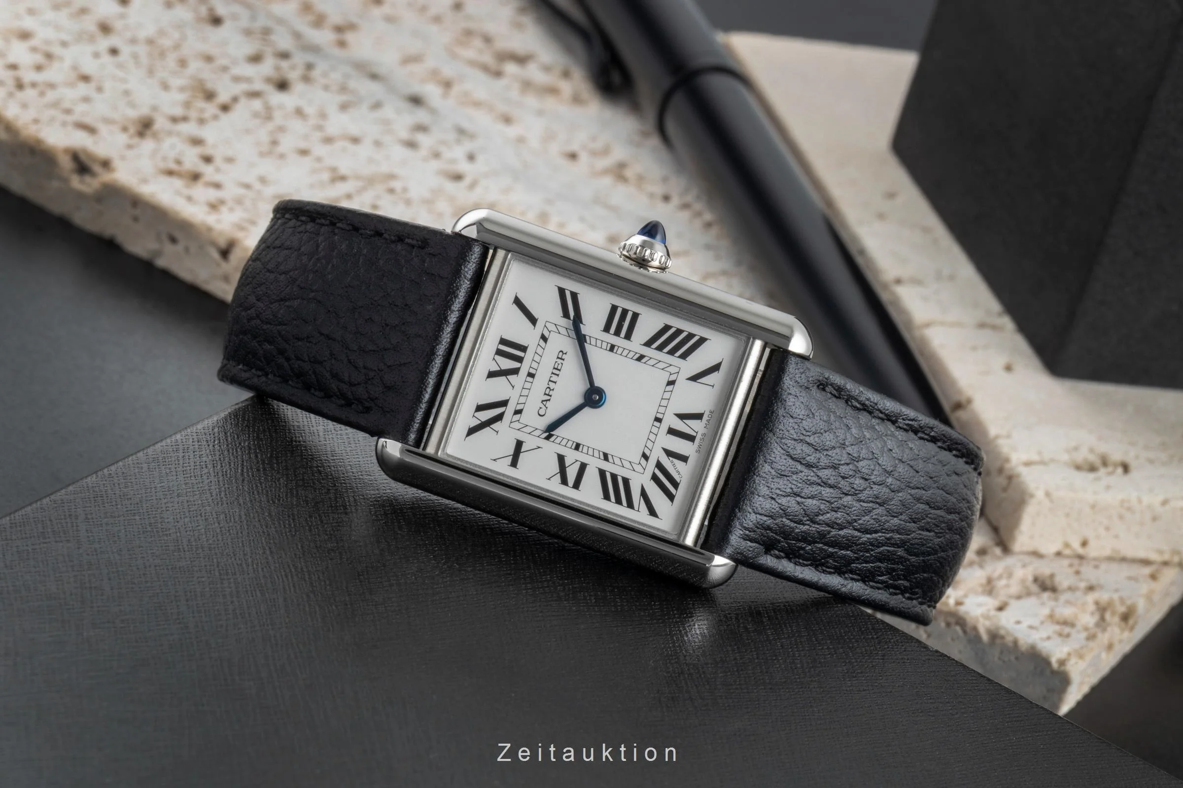 Cartier Tank steel quartz men's watch WSTA0041  [2507416] - Image 3