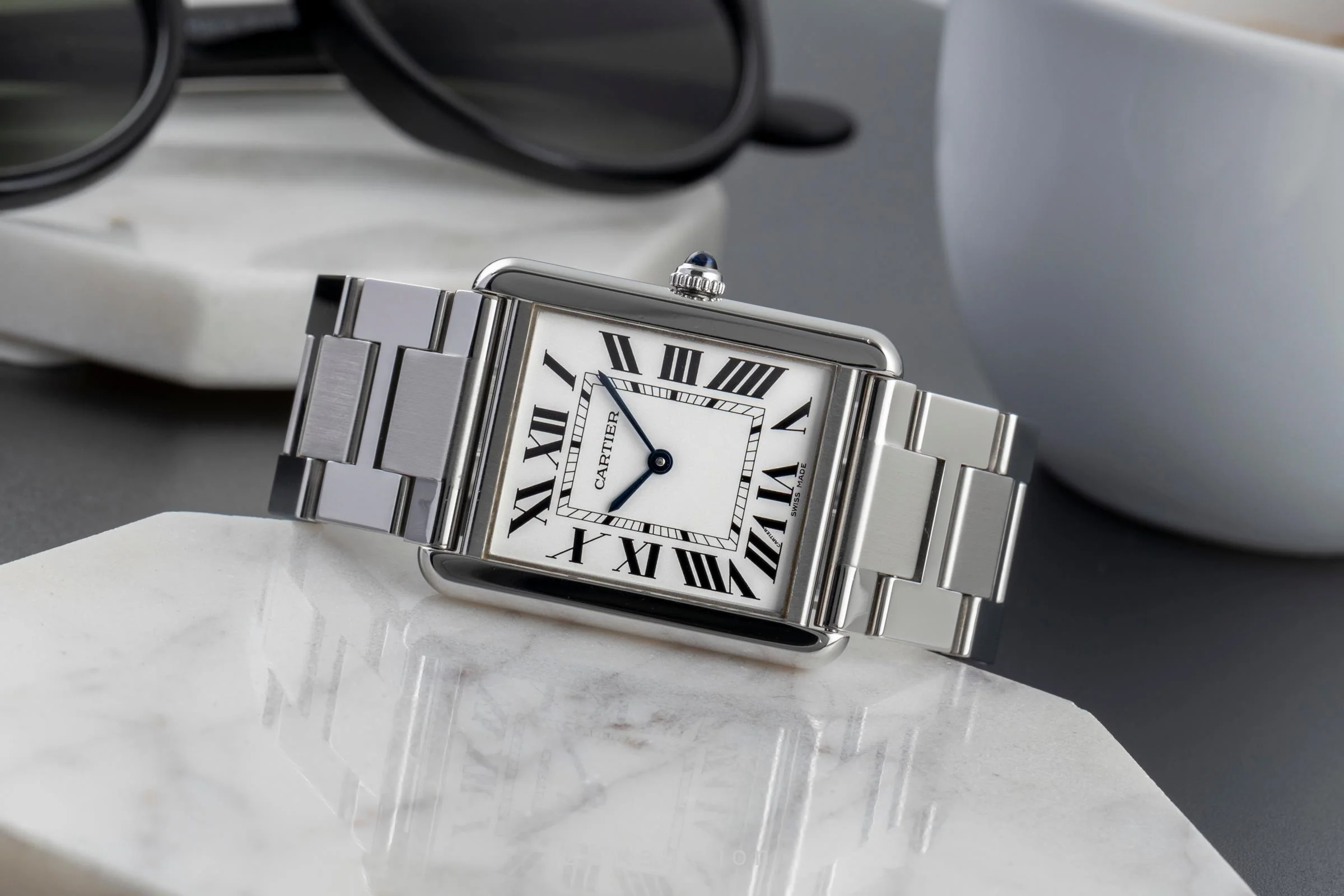 Cartier Tank steel quartz unisex W5200003  [2502289] - Image 3