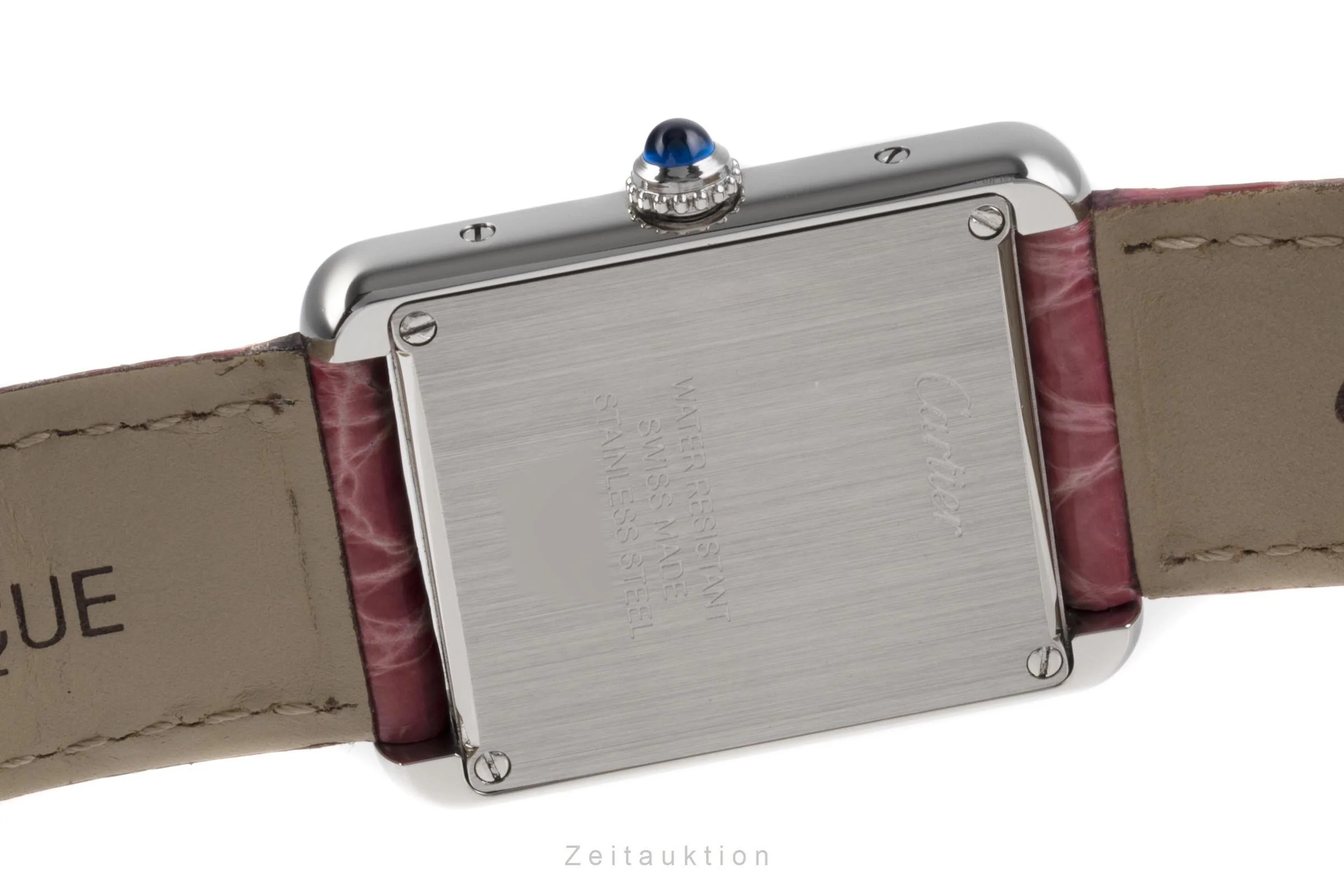 Cartier Tank steel quartz women's watch 3170  [2205742] - Image 11