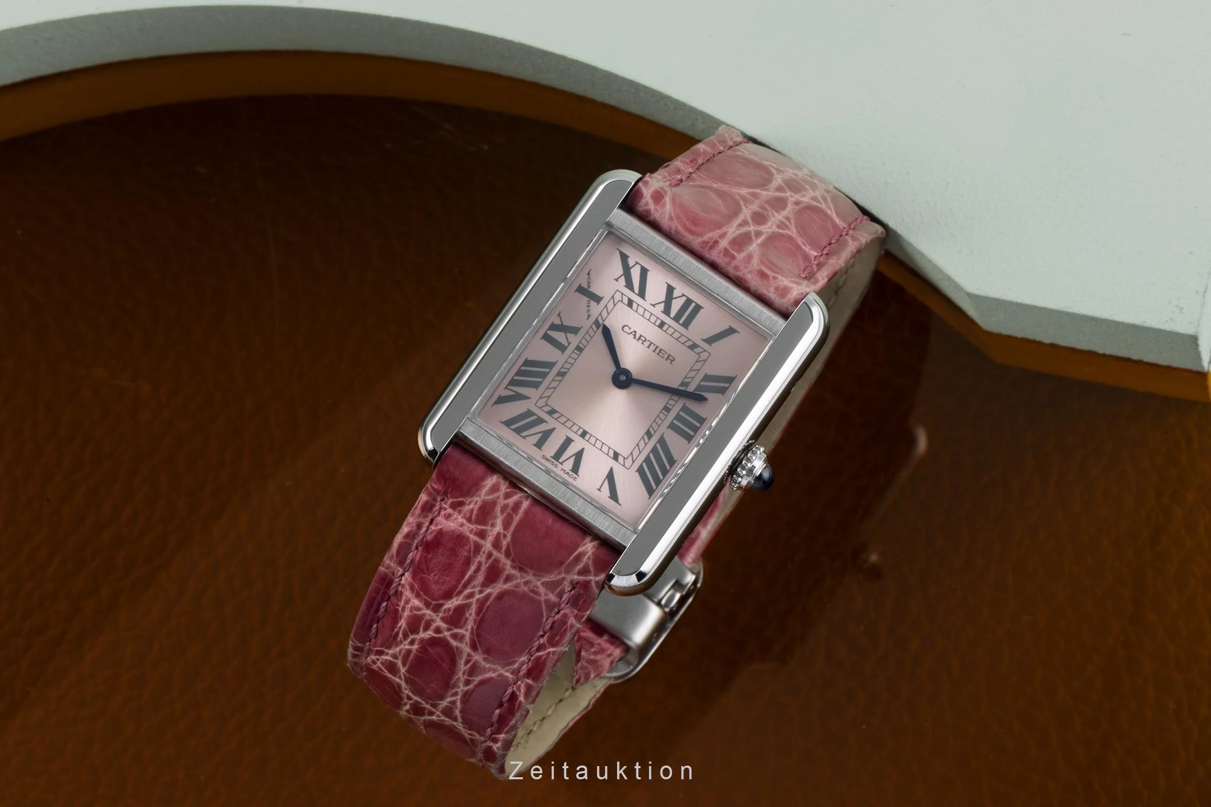 Cartier Tank steel quartz women's watch 3170  [2205742] - Image 2