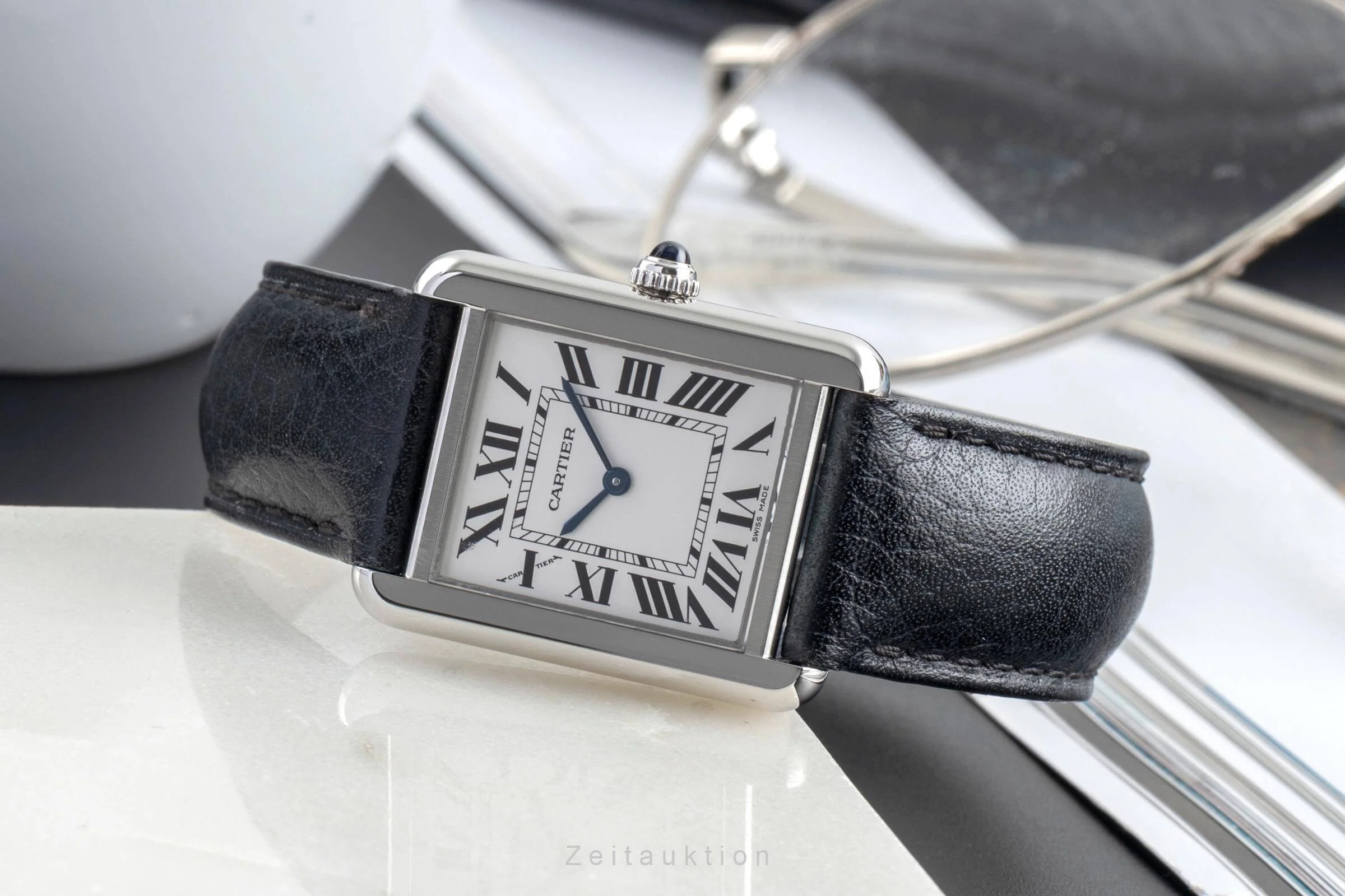 Cartier Tank steel quartz women's watch WSTA0030  [2502504] - Image 3