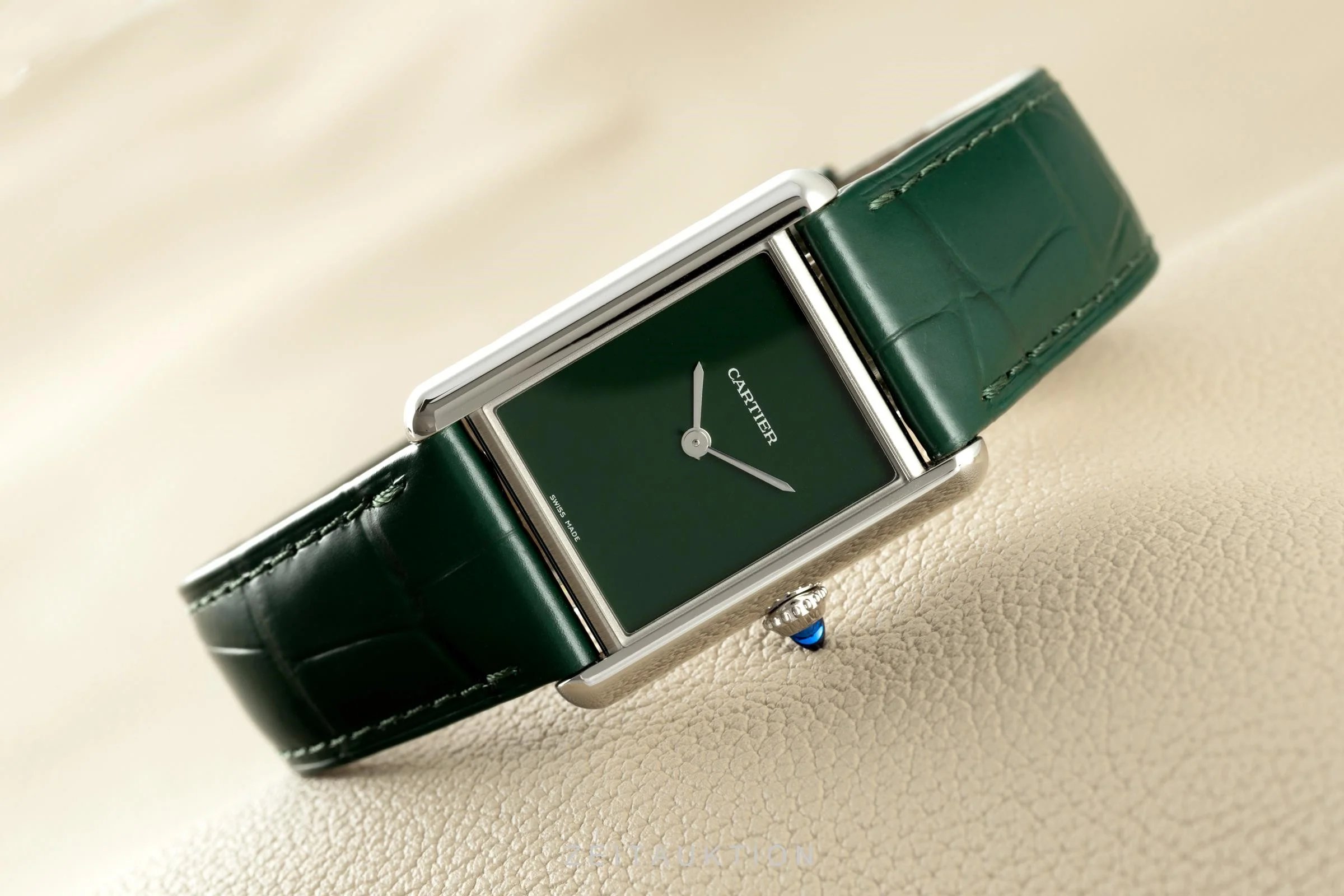 Cartier Tank steel quartz women's watch WSTA0056, 4323 Limited  [2106265] - Image 2