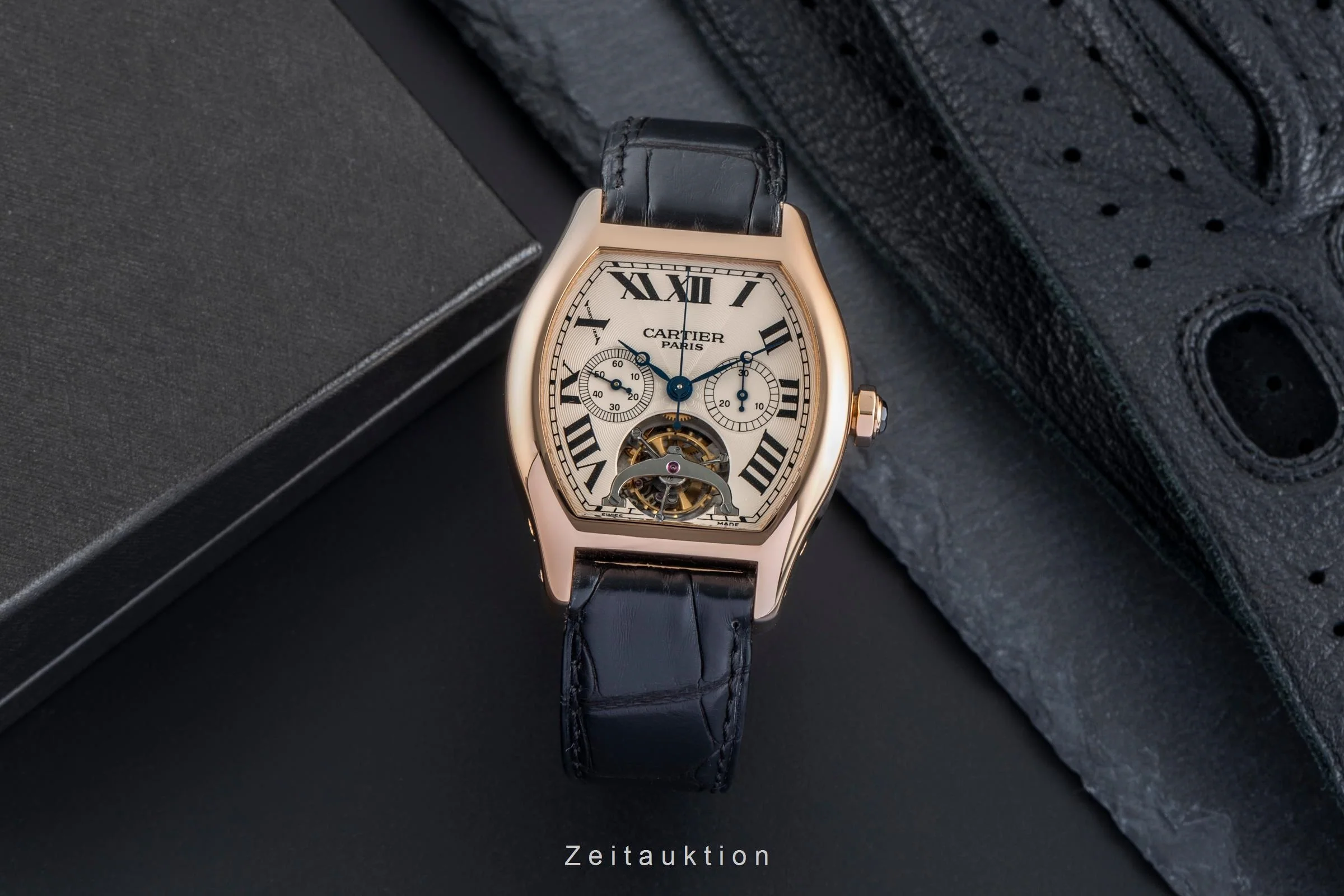 Cartier Tortue 18 ct gold automatic men's watch CRW1548151, W1548151 LP: 173000EUR Limited  [2505652] - Image 4
