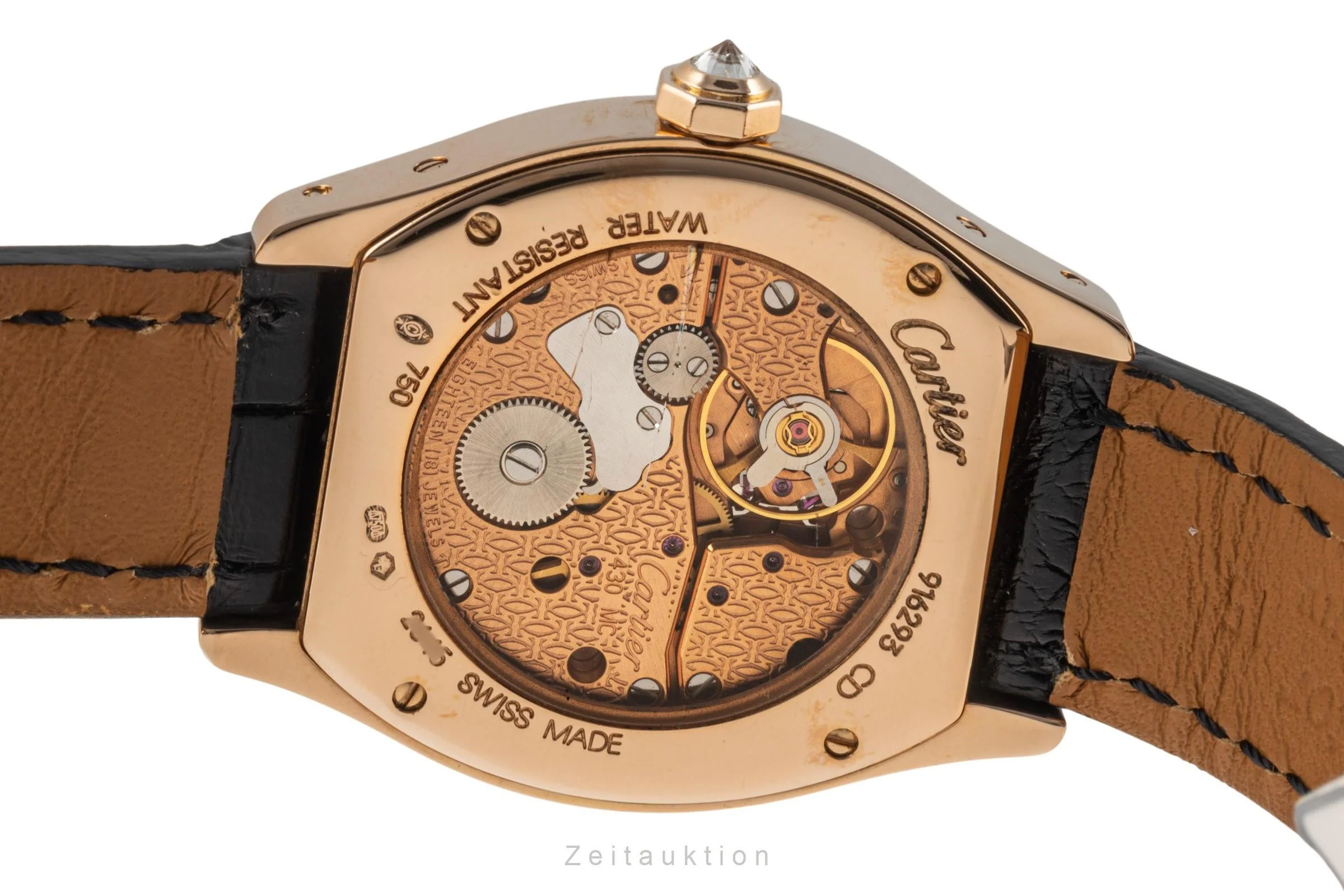 Cartier Tortue 18 ct red gold manual winding women's watch 2645 LP: 30000EUR  [2305912] - Image 10
