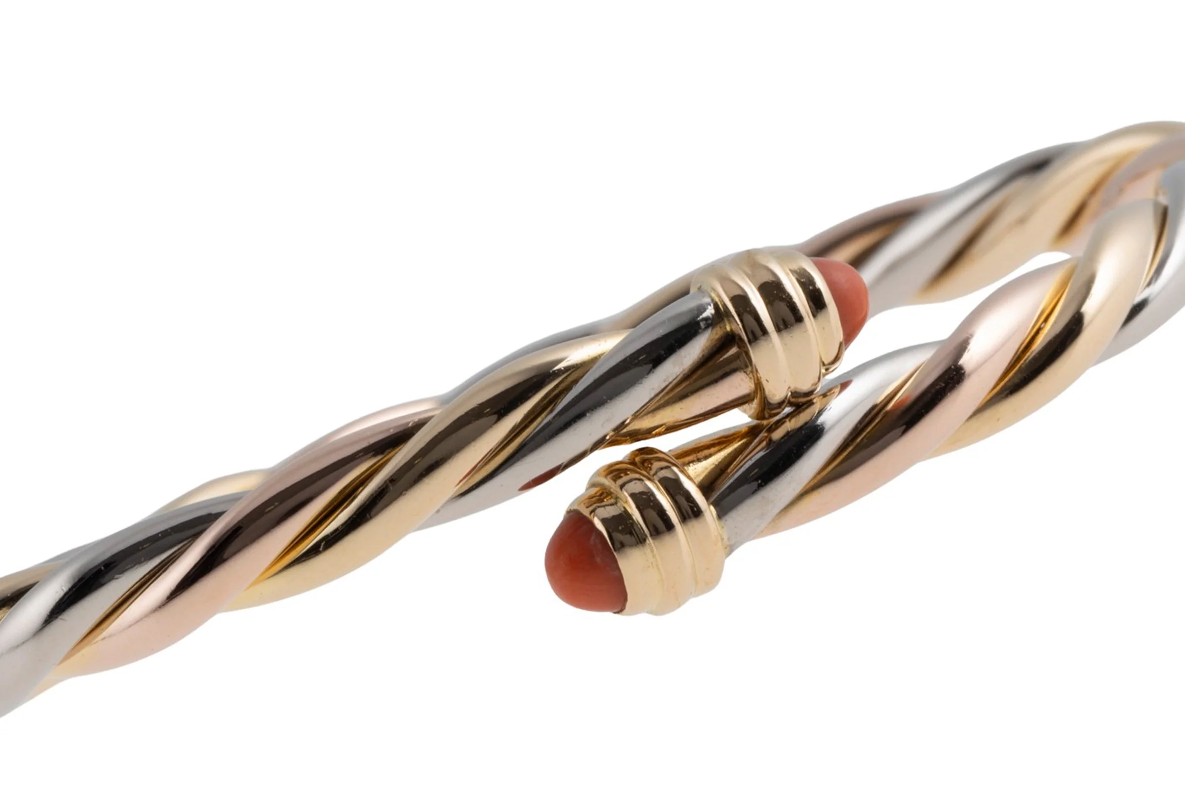 Cartier Trinity bracelet 18k white gold rose gold yellow gold with box asking price: 12100,- €[KL25994] - Image 6