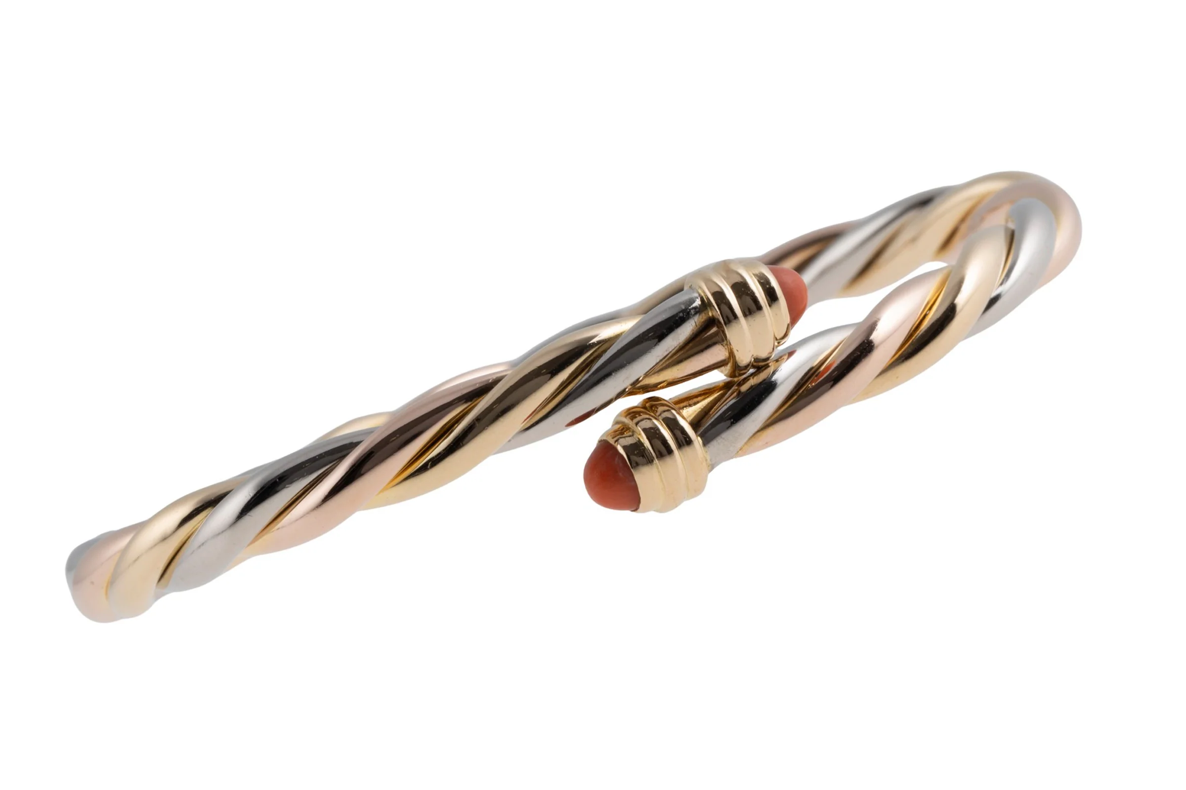 Cartier Trinity bracelet 18k white gold rose gold yellow gold with box asking price: 12100,- €[KL25994] - Image 7