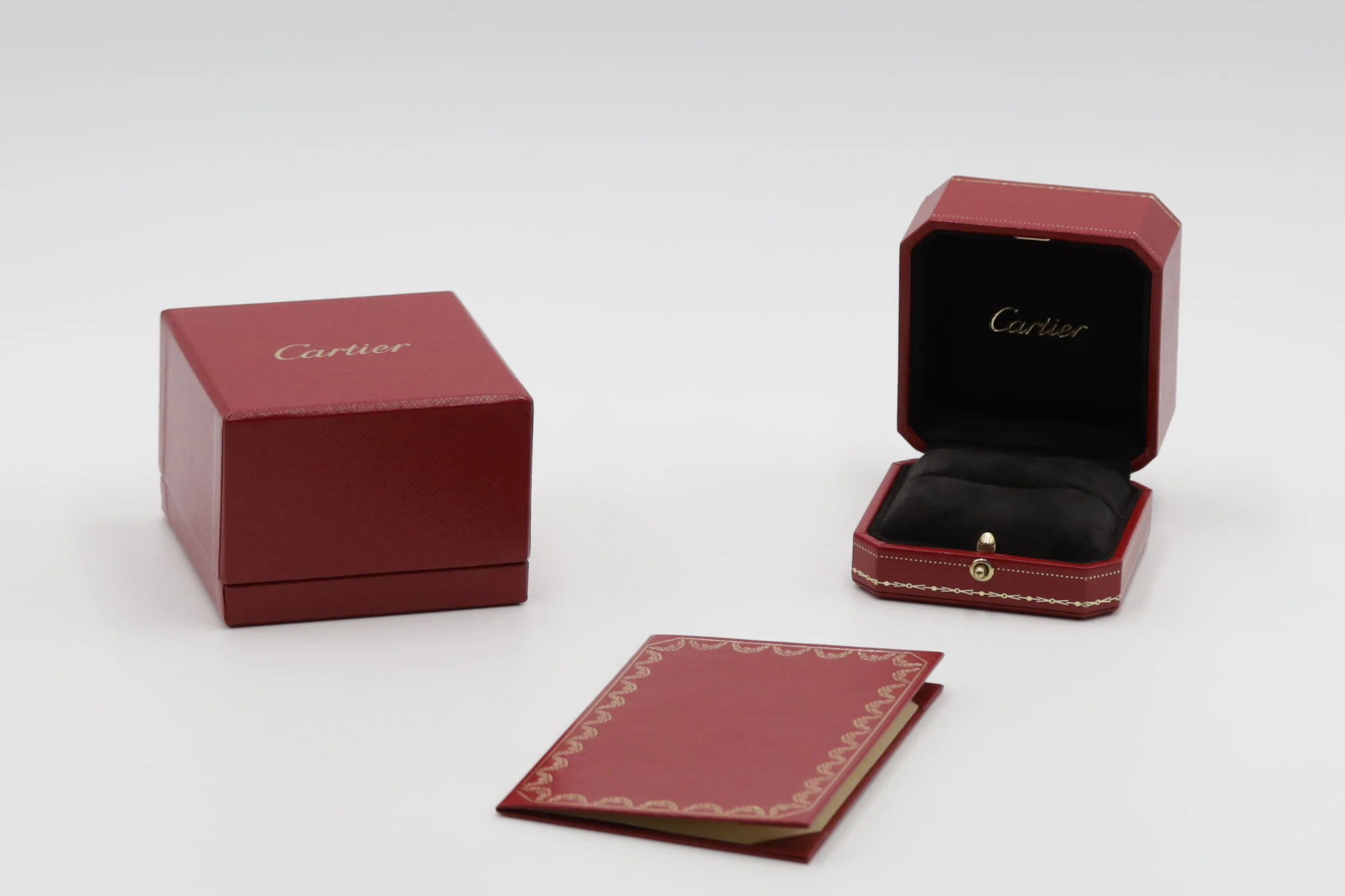 Cartier Trinty Ring 18k white gold rose gold yellow gold size 52 box and papers RP: €2360,- [KL25996] - Image 12