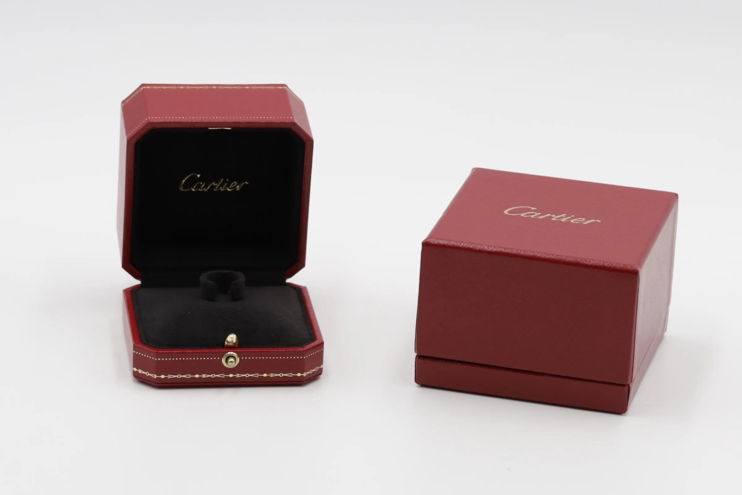 Cartier Trinty Ring 18k white gold rose gold yellow gold size 53 with box retail price: 2,360,- €[KL26022] - Image 10