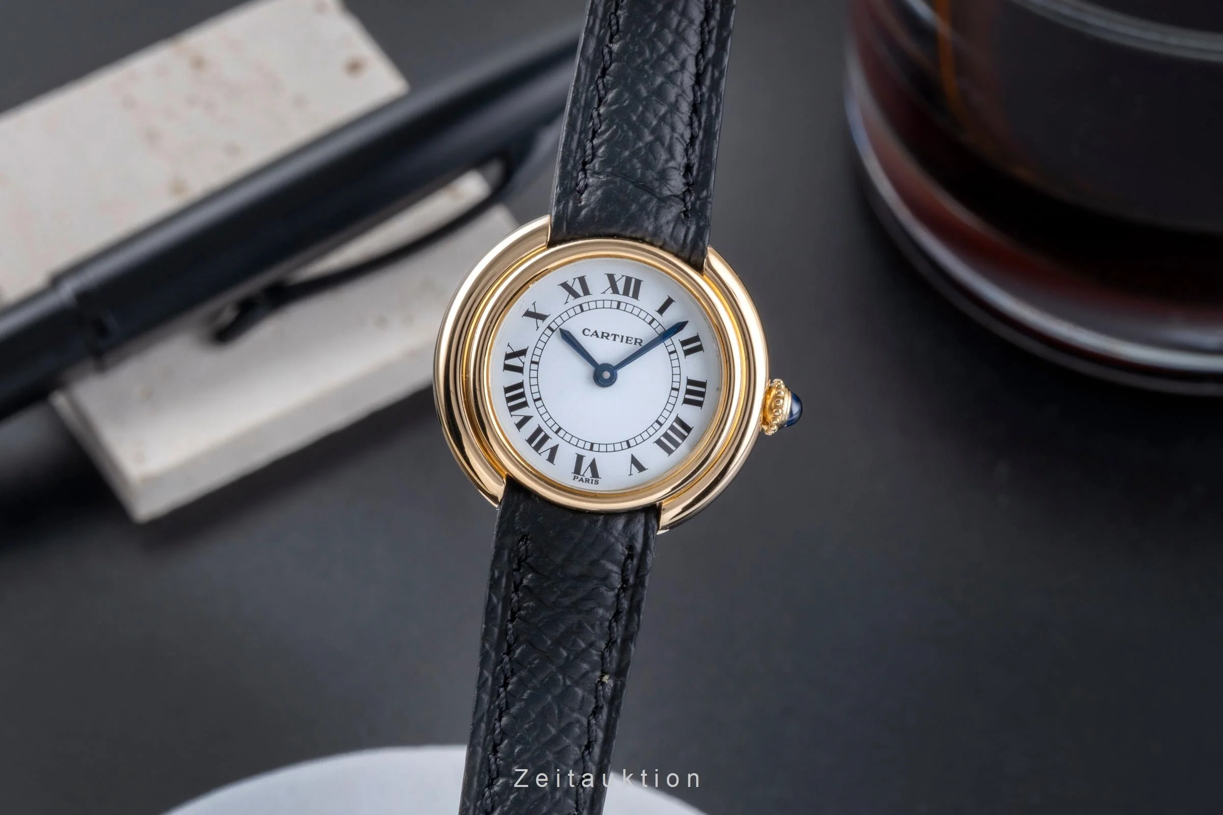 Cartier Vendome 18 ct gold manual winding women's watch 6708 Vintage  [2505833] - Image 2