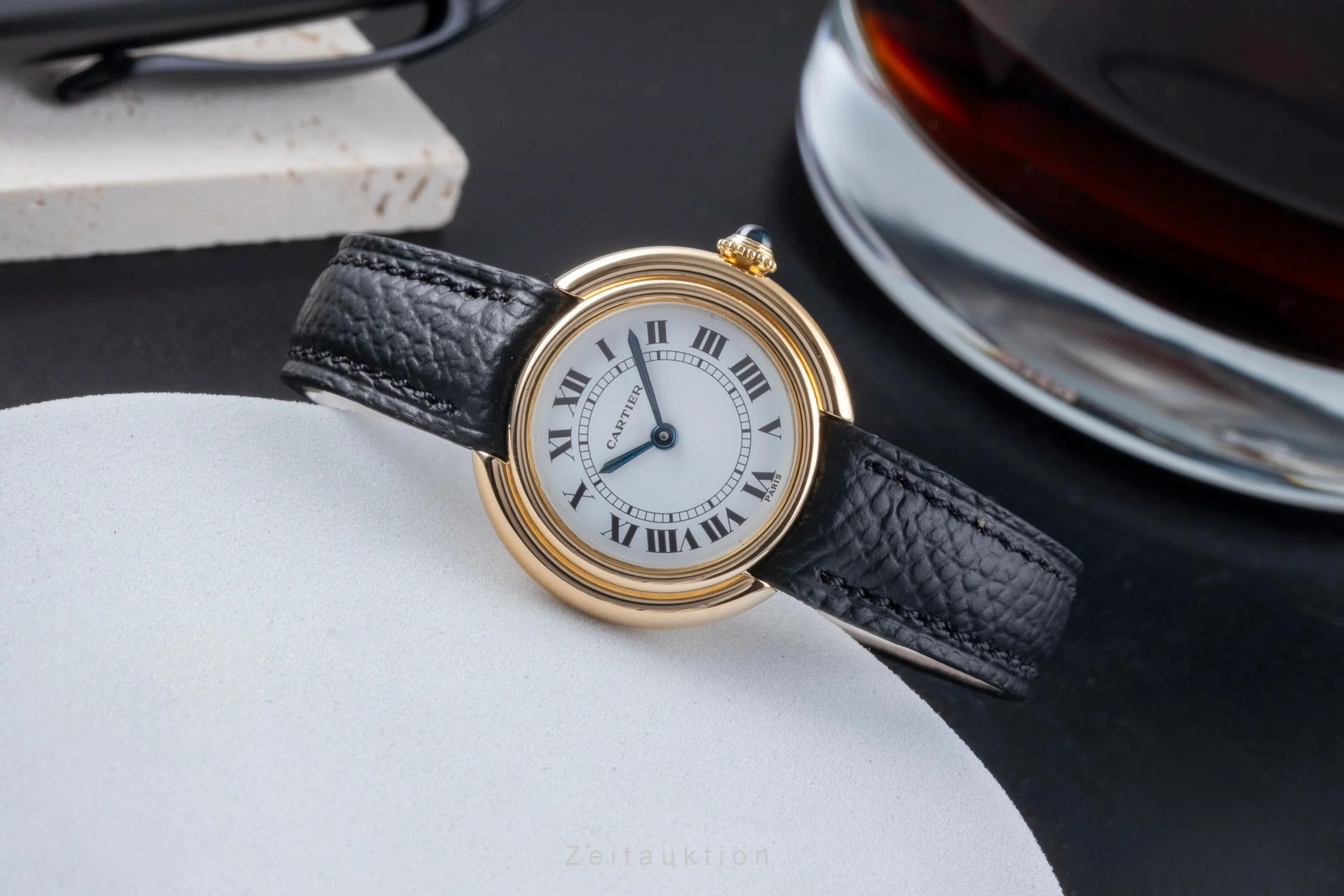 Cartier Vendome 18 ct gold manual winding women's watch 6708 Vintage  [2505833] - Image 3