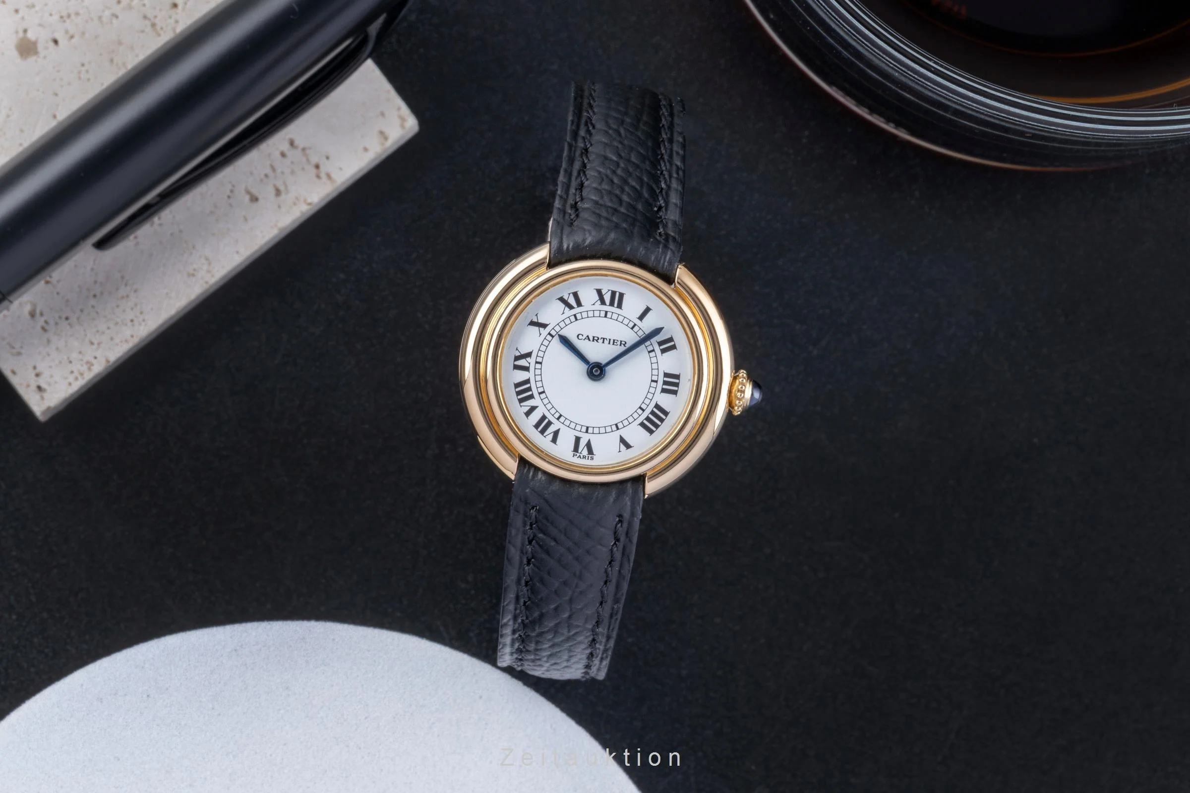 Cartier Vendome 18 ct gold manual winding women's watch 6708 Vintage  [2505833] - Image 4