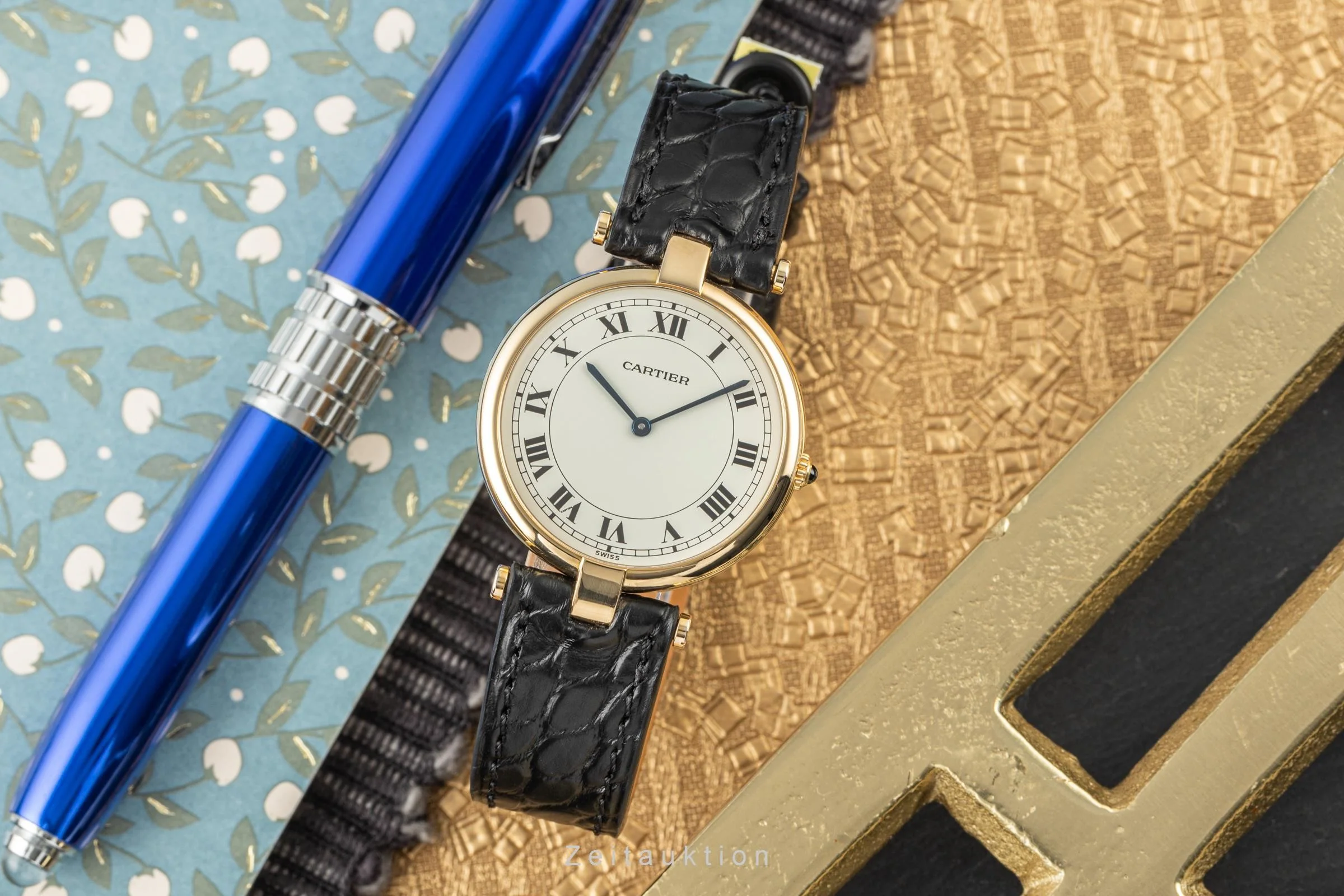 Cartier Vendome 18 ct gold quartz women's watch 881001  [2207509] - Image 3
