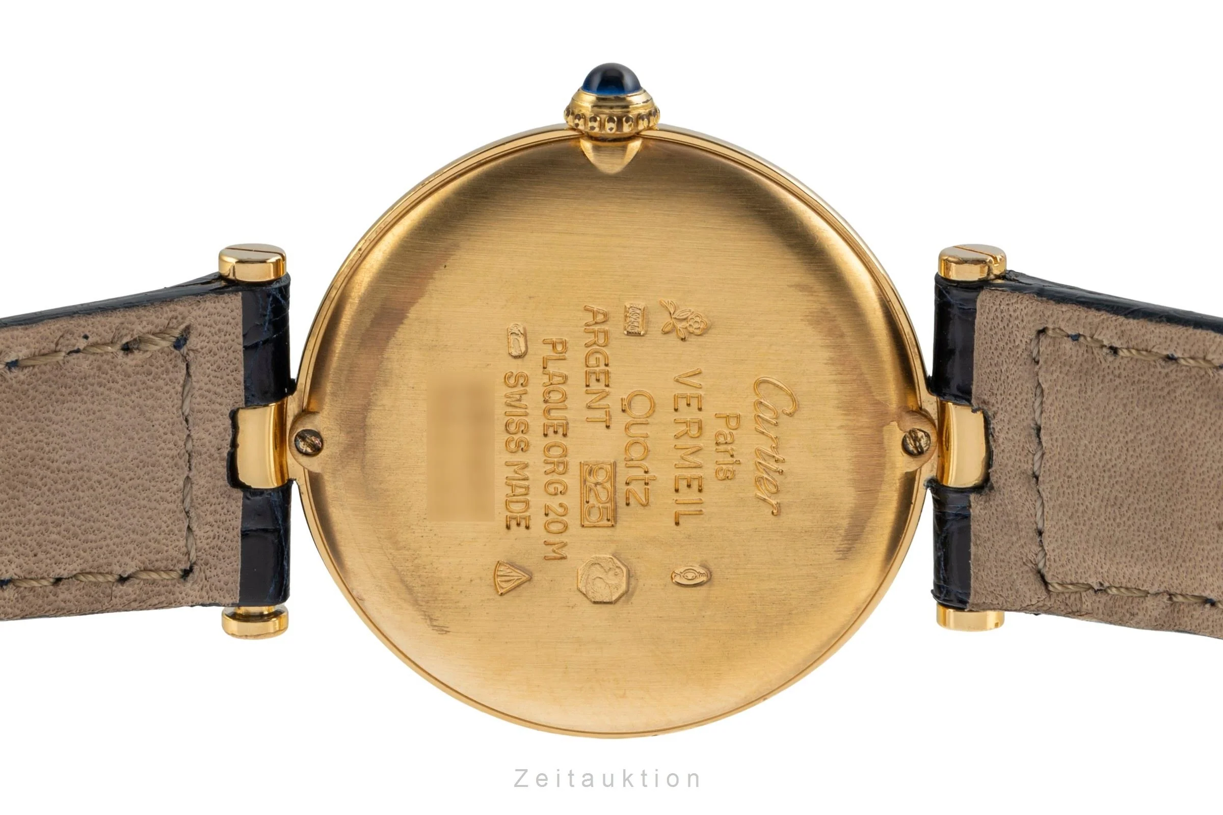 Cartier Vendome silver-gilt quartz unisex 590003  [2503711] - Image 11