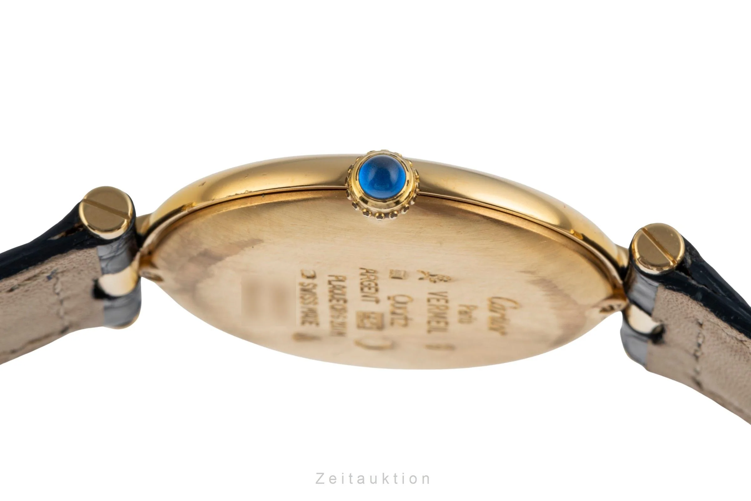 Cartier Vendome silver-gilt quartz unisex 590003  [2503711] - Image 12