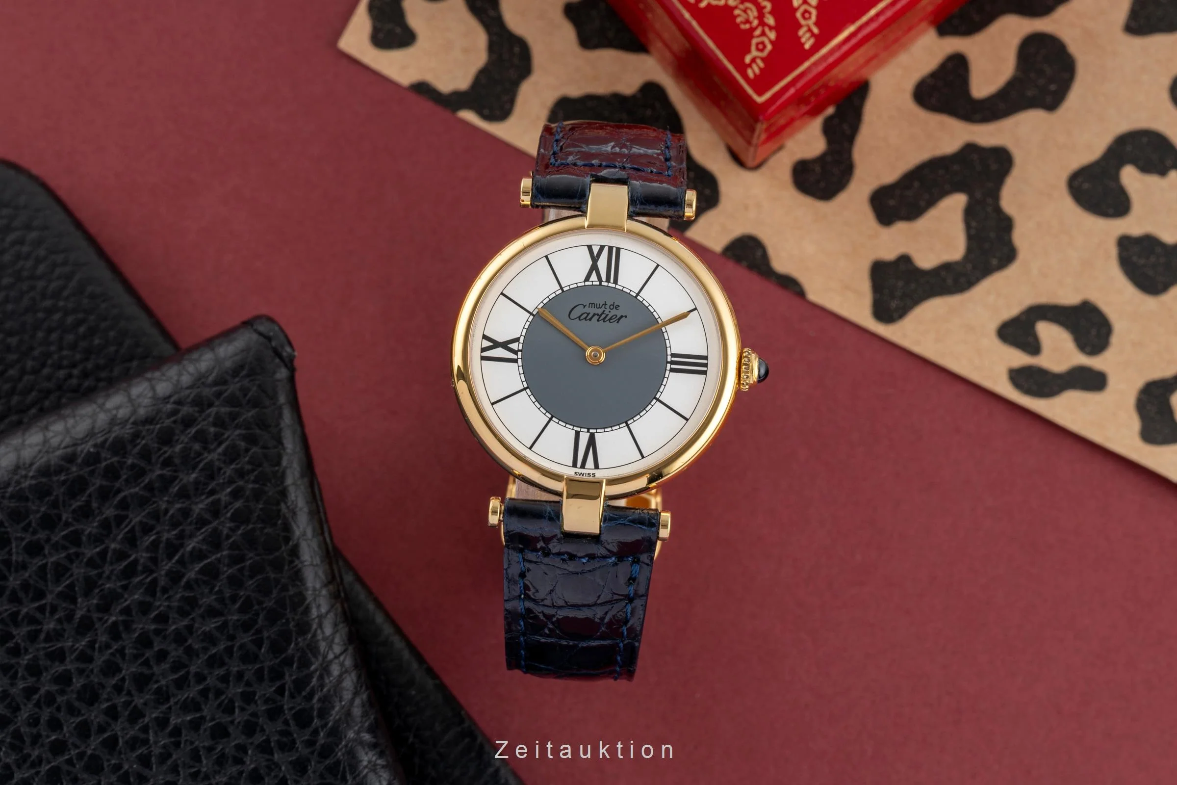 Cartier Vendome silver-gilt quartz unisex 590003  [2503711] - Image 4