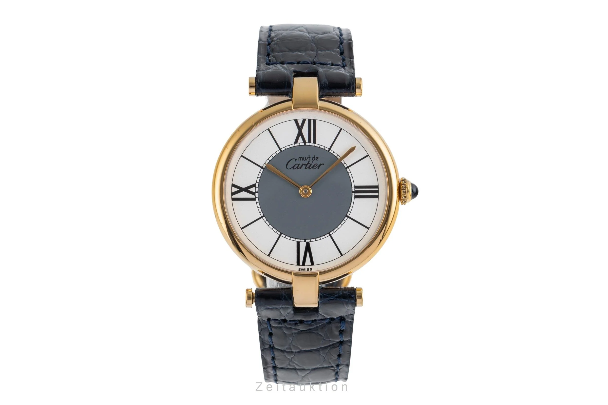 Cartier Vendome silver-gilt quartz unisex 590003  [2503711] - Image 5
