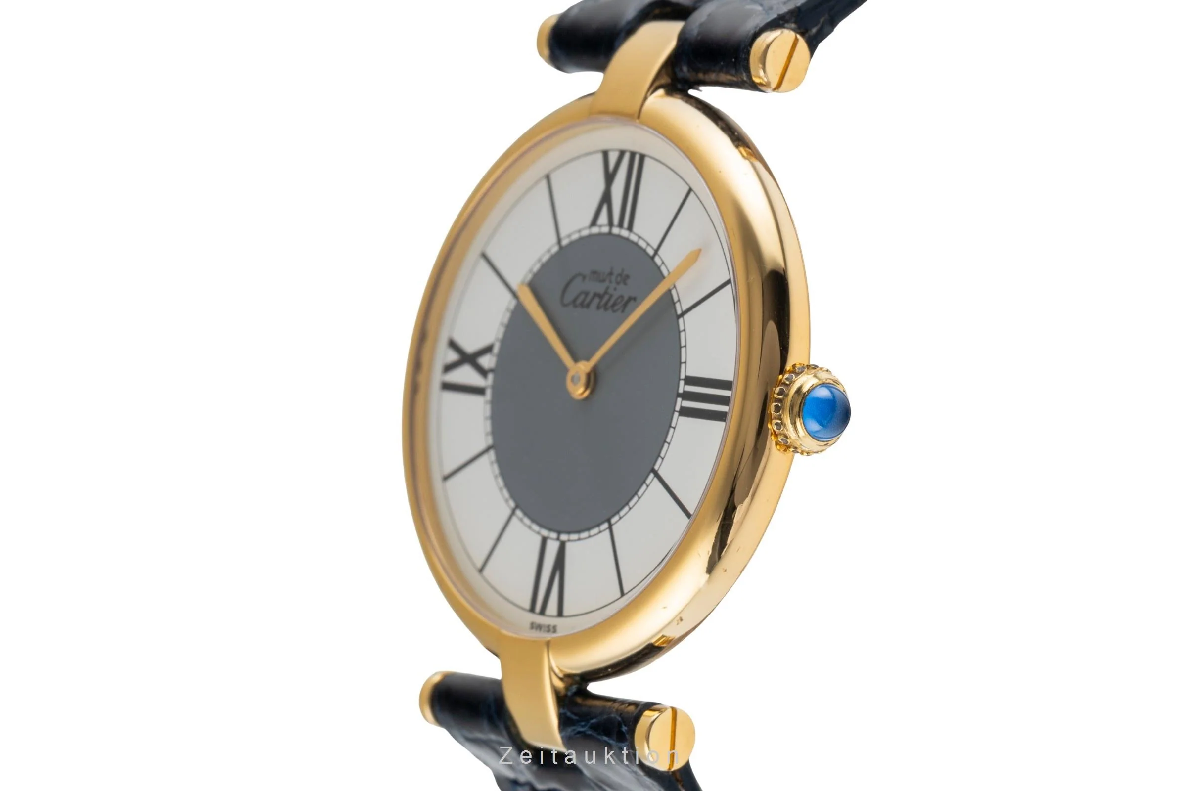 Cartier Vendome silver-gilt quartz unisex 590003  [2503711] - Image 7