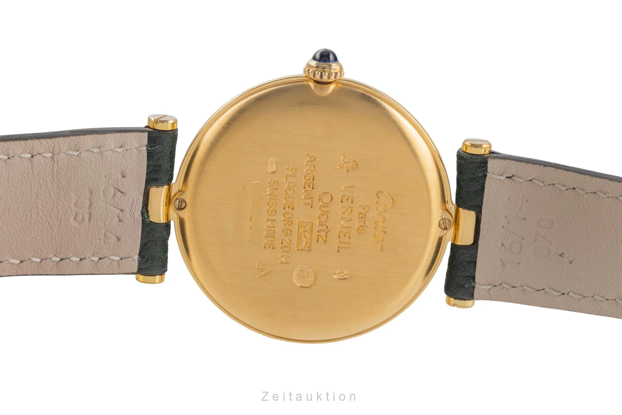 Cartier Vendome silver-gilt quartz unisex 590003  [2503858] - Image 12